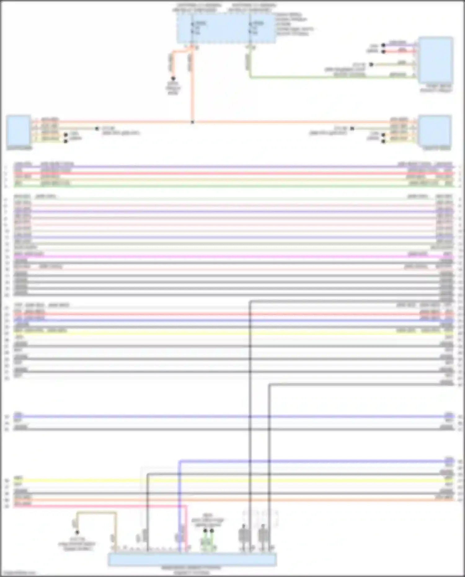 Электросхема подключения звука для BMW 3 серия GT F34 рестайлинг (2015-2020)