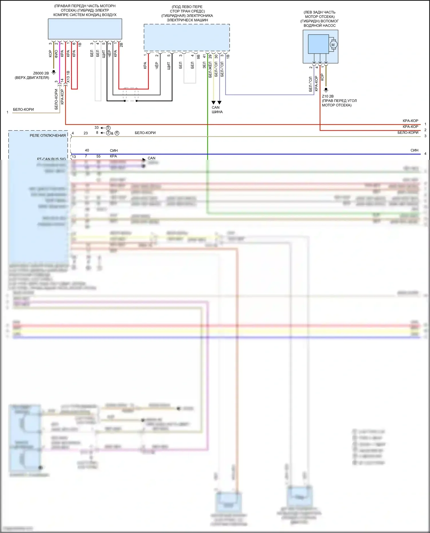 3 серия GT BMW F34 (2011-2016): Электросхема климат контроля (2 из 4) 