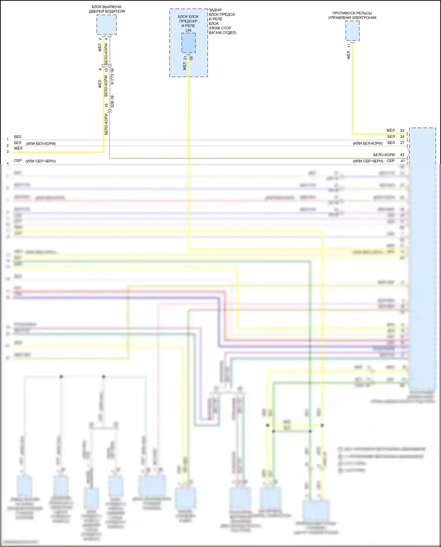3 серия BMW G20/G21 рестайлинг (2022-2024): Can шина электросхема (10 из 10) 