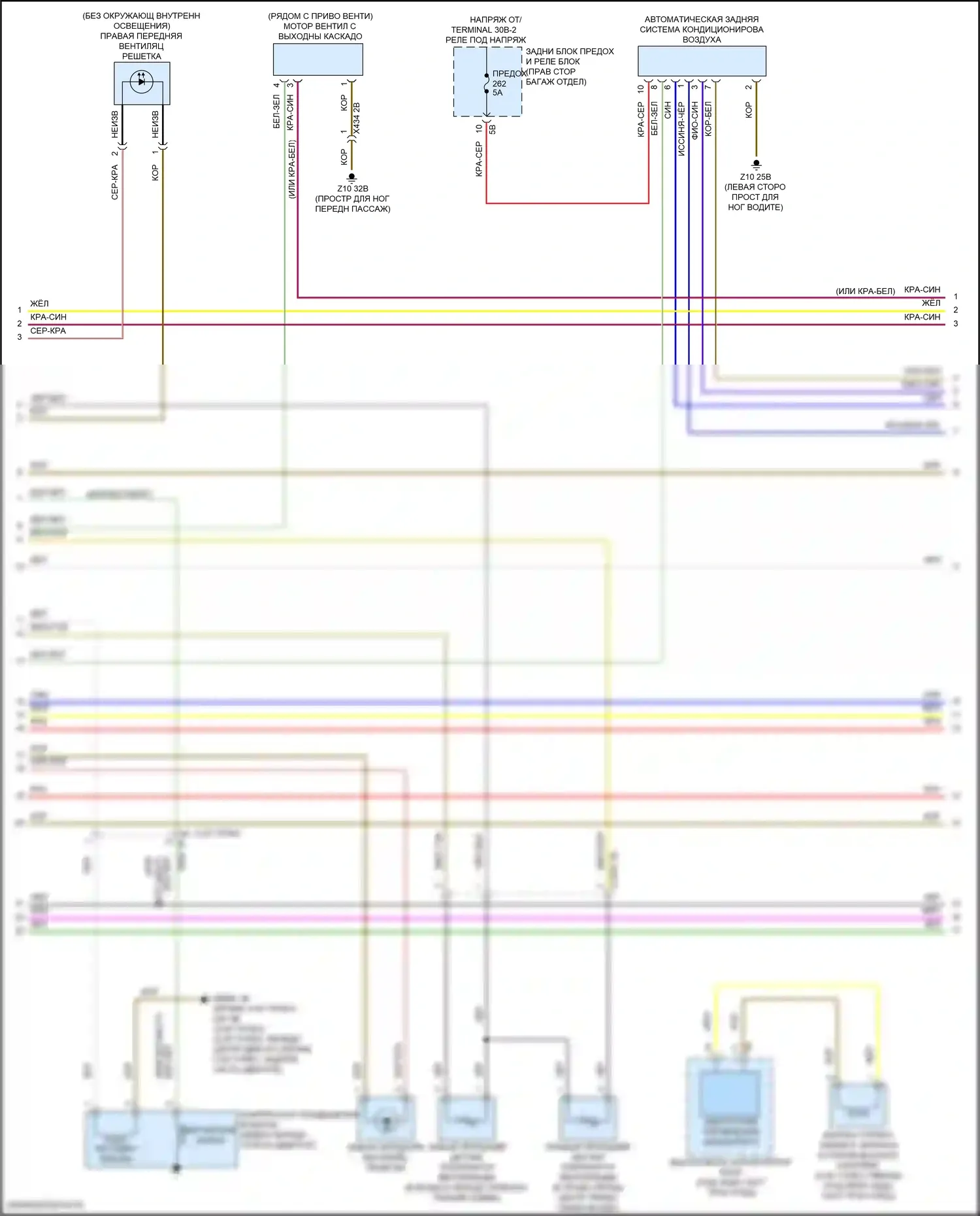 3 серия BMW G20/G21 рестайлинг (2022-2024): Электросхема климат контроля (2 из 5) 