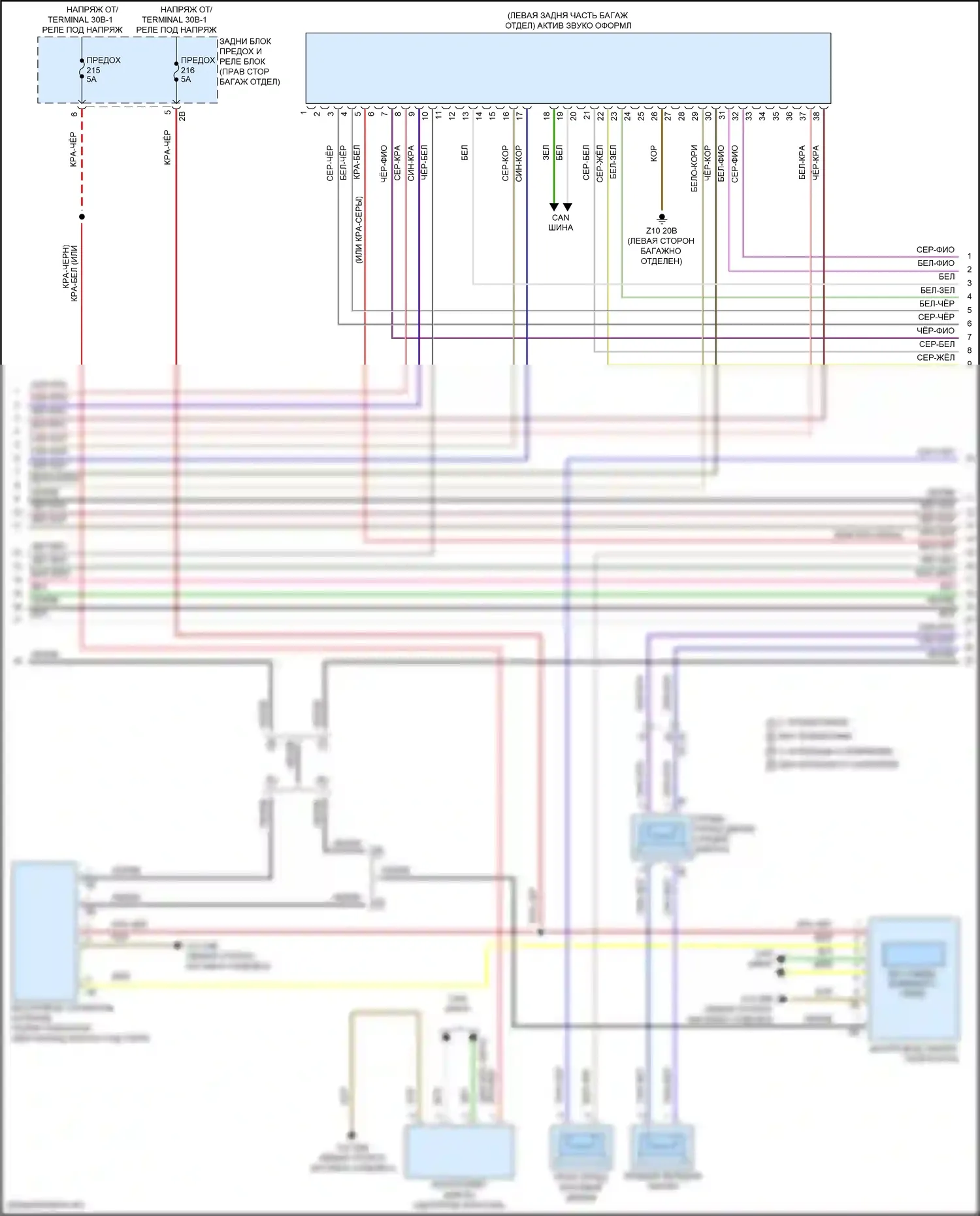 3 серия BMW G20/G21 рестайлинг (2022-2024): Электросхема навигации, с hifi магнитолы и активное звуковое оформление (2 из 6) 
