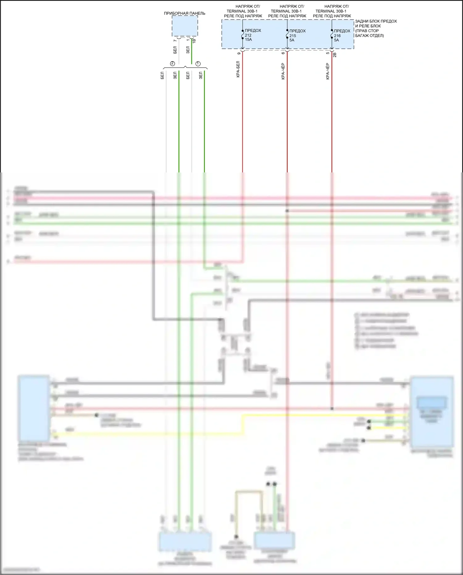 3 серия BMW G20/G21 рестайлинг (2022-2024): Электросхема навигации, высокий уровень (3 из 7) 