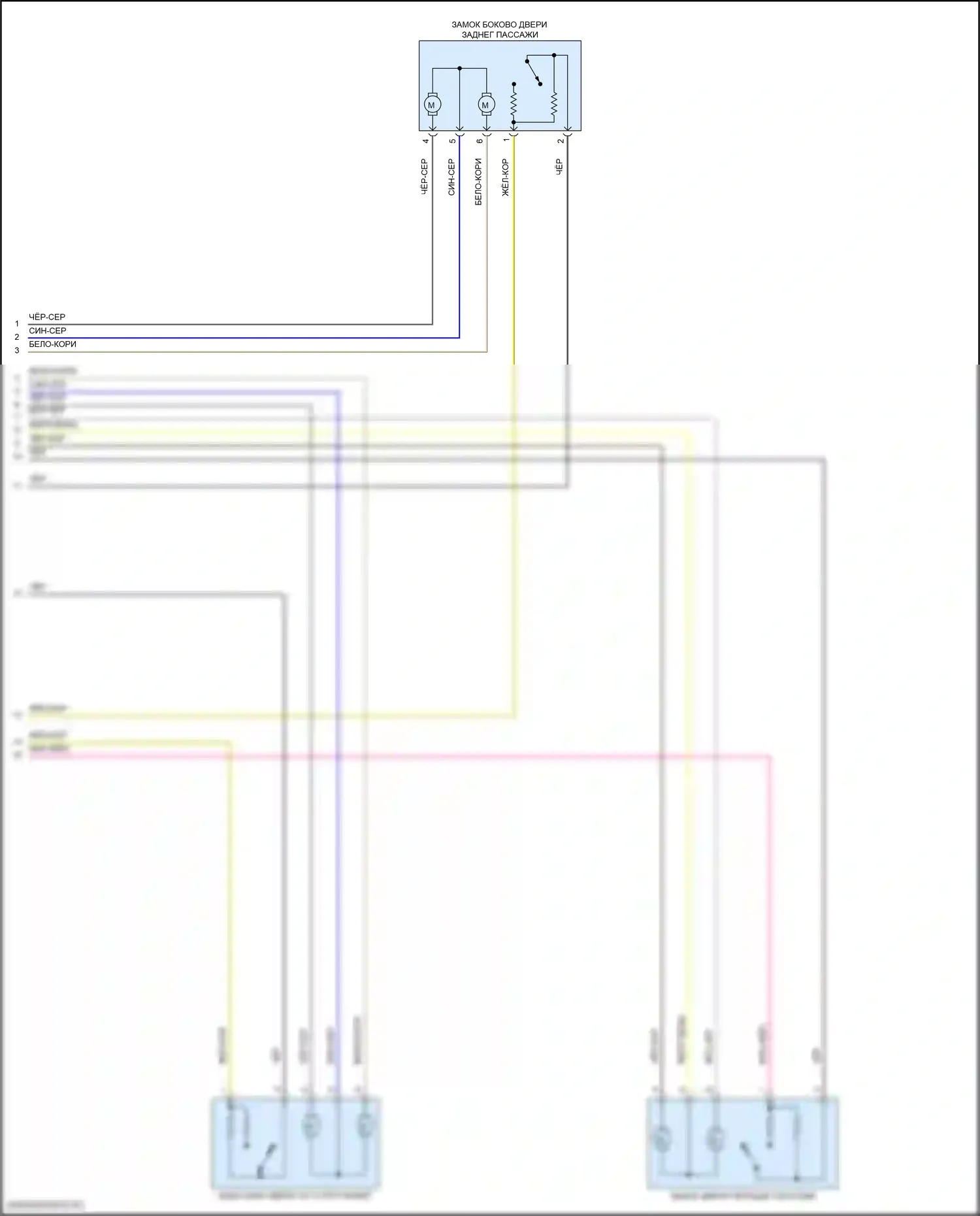 3 серия BMW G20/G21 рестайлинг (2022-2024): Электросхема центрального замка (3 из 3) 