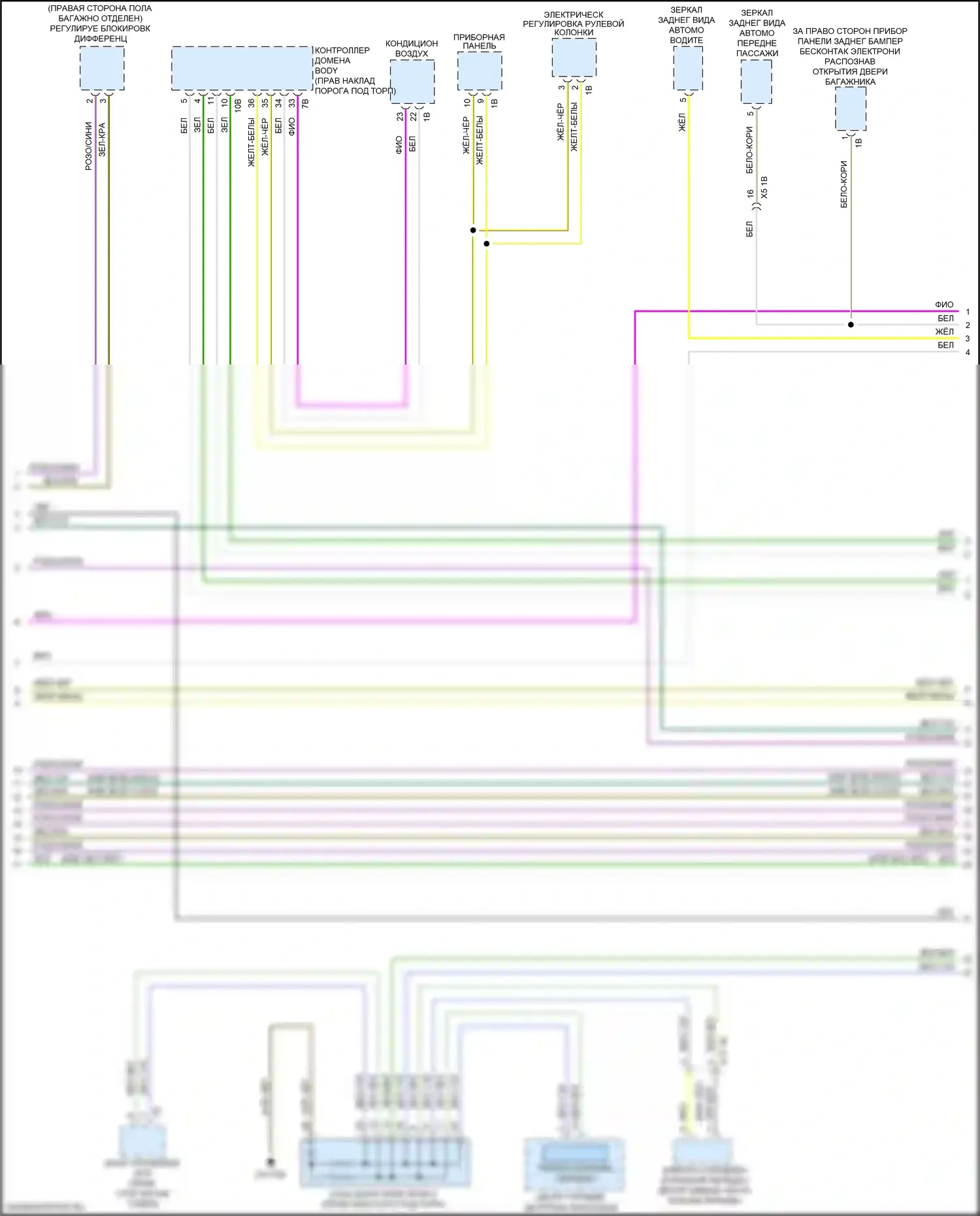 3 серия BMW G20/G21 (2018-2023): Can шина электросхема (2 из 8) 