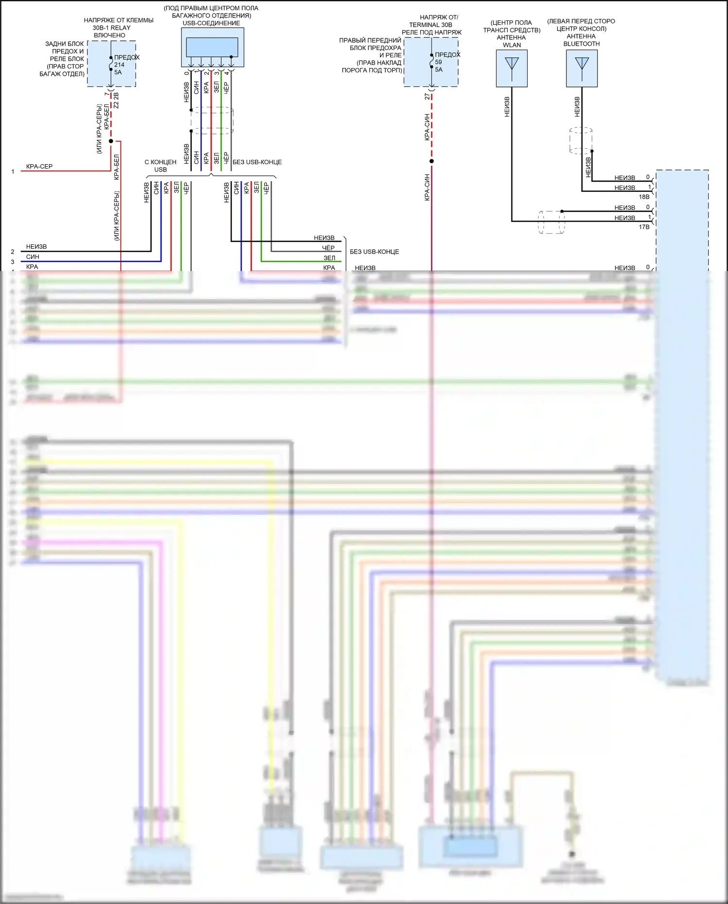 3 серия BMW G20/G21 (2018-2023): Hifi электросхема магнитолы, с активным звуковым оформлением (5 из 5) 