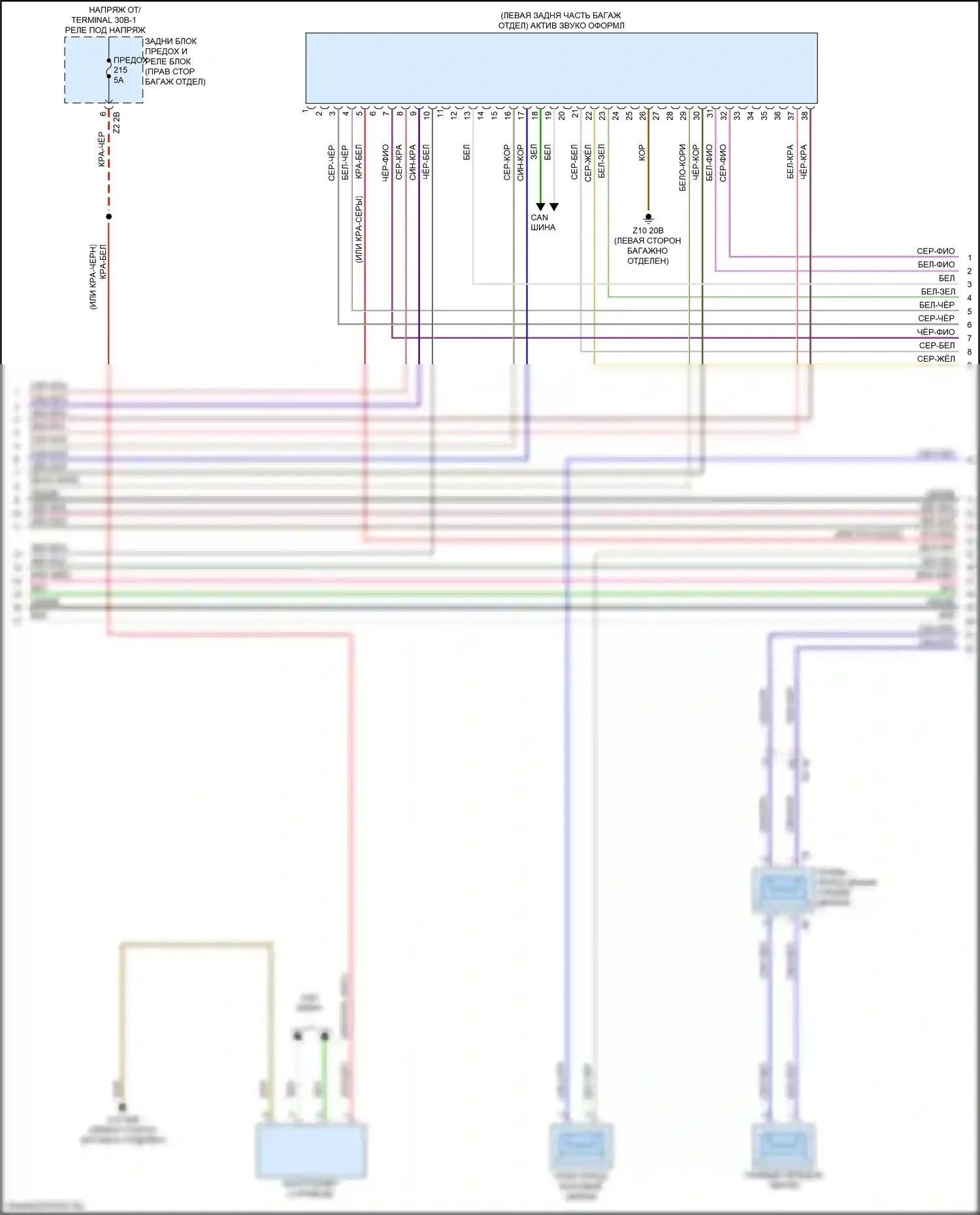 3 серия BMW G20/G21 (2018-2023): Электросхема навигации, с hifi магнитолы и активным звуковым оформлением (2 из 5) 