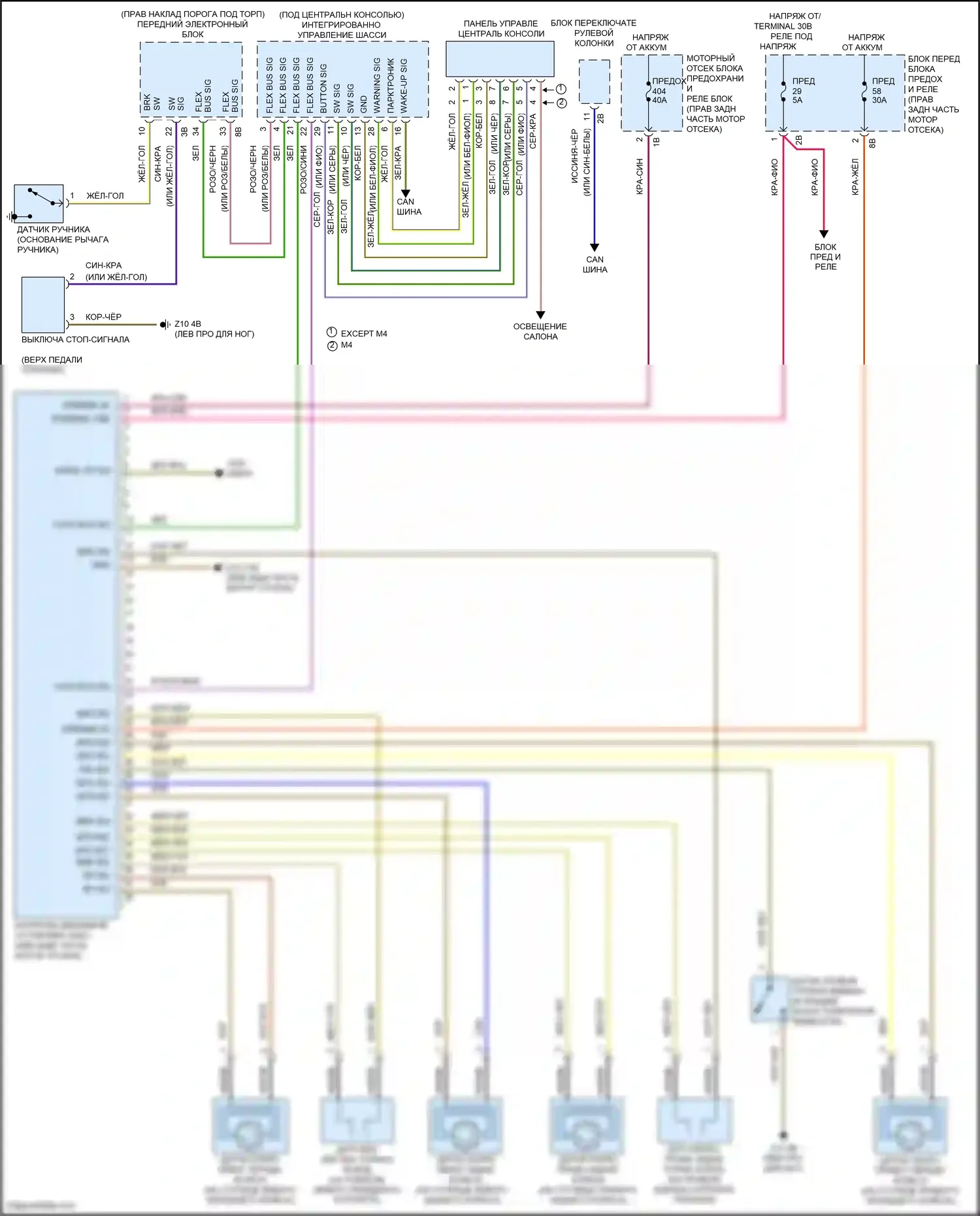 4 серия Gran Coupe BMW F36 рестайлинг (2017-2020): Антиблокировочная система abs электросхема 