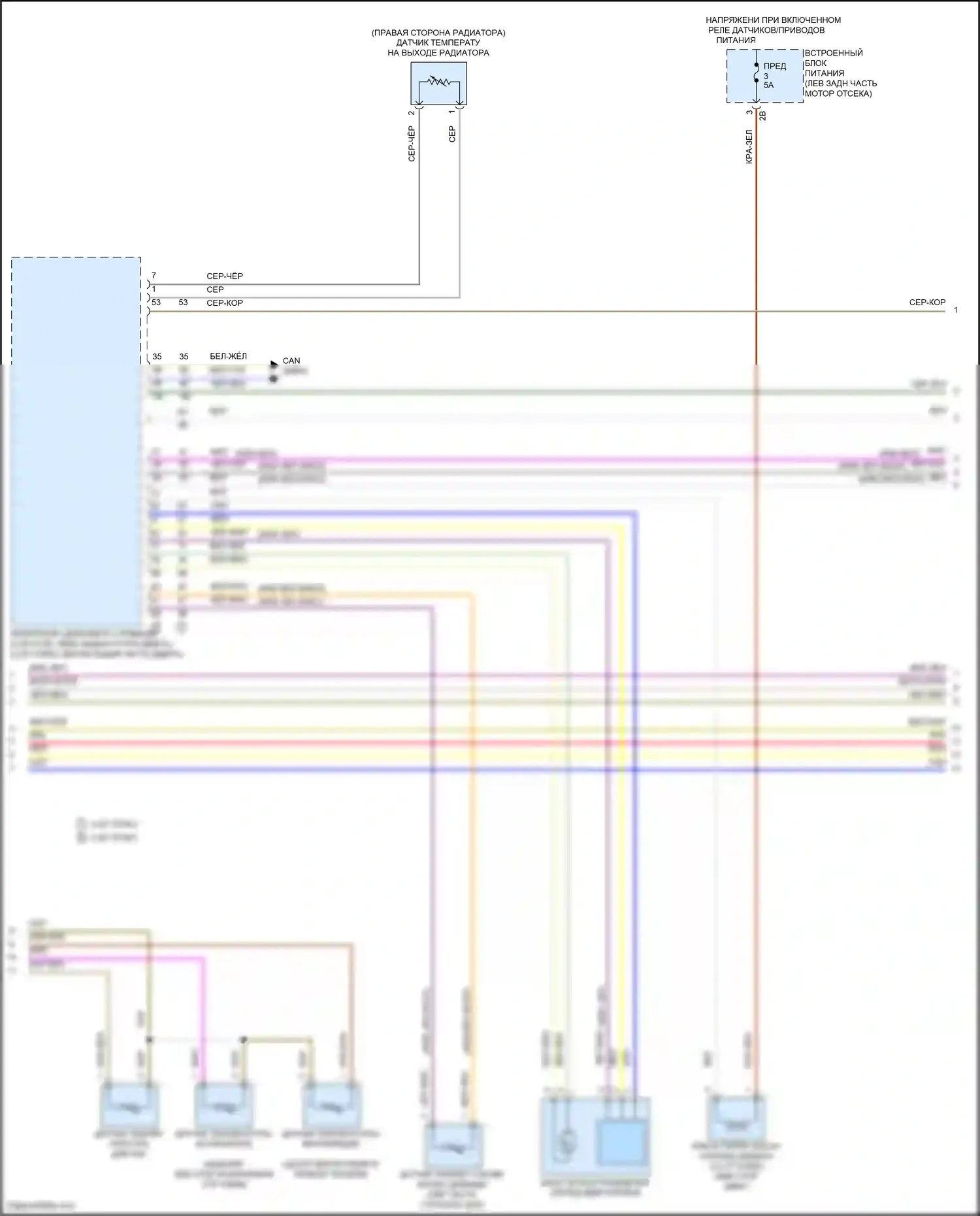 4 серия Gran Coupe BMW F36 рестайлинг (2017-2020): Электросхема климат контроля (2 из 4) 