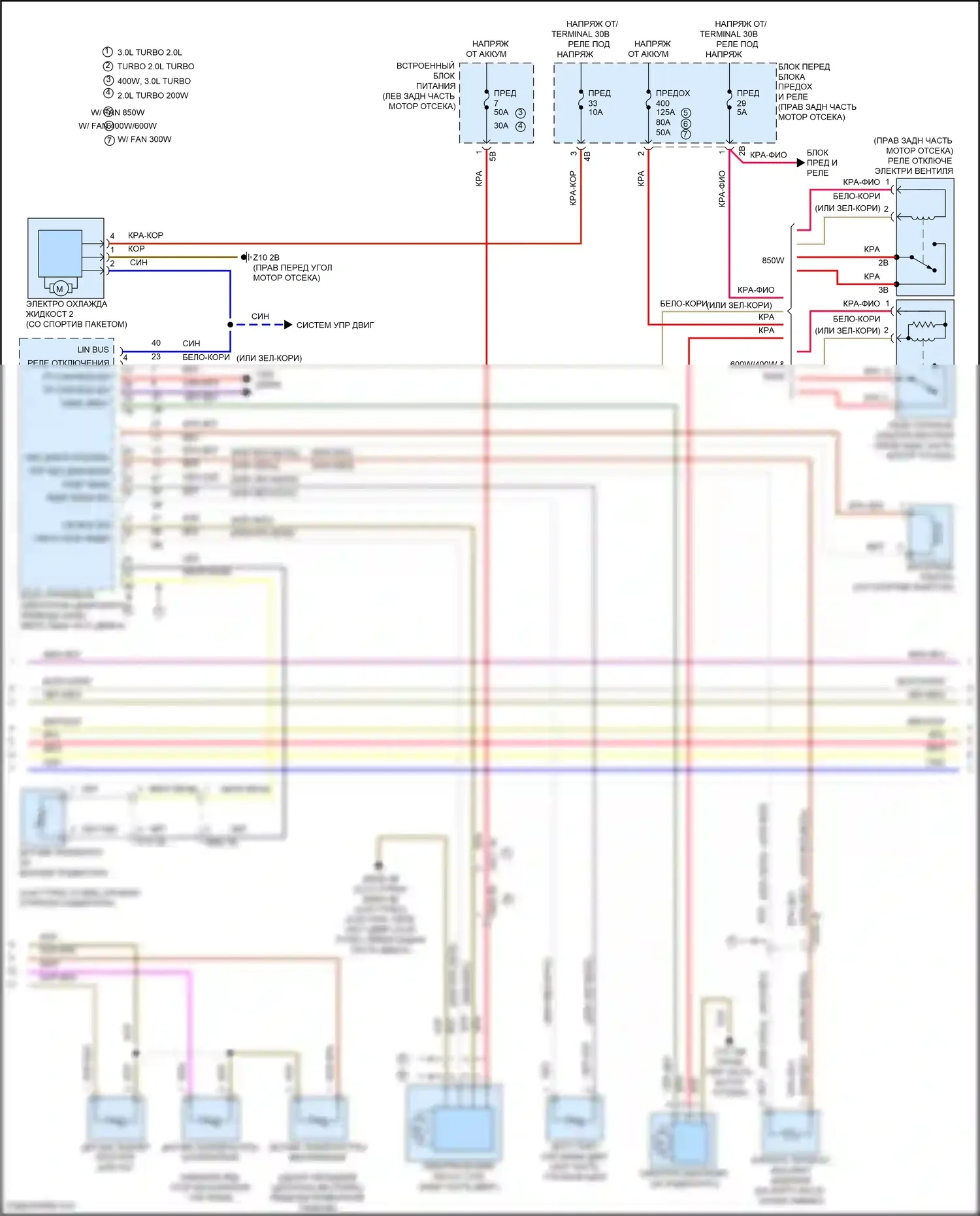 4 серия Gran Coupe BMW F36 (2013-2017): Электросхема климат контроля (2 из 3) 