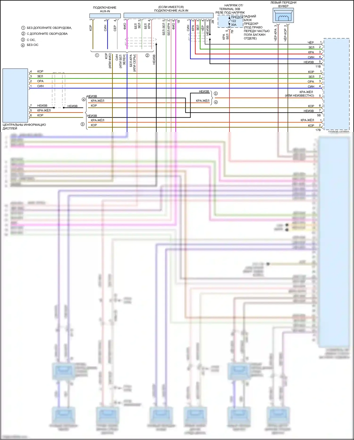 4 серия Gran Coupe BMW F36 (2013-2017): Электросхема навигации, с hifi магнитолы и активное звуковое оформление (5 из 5) 