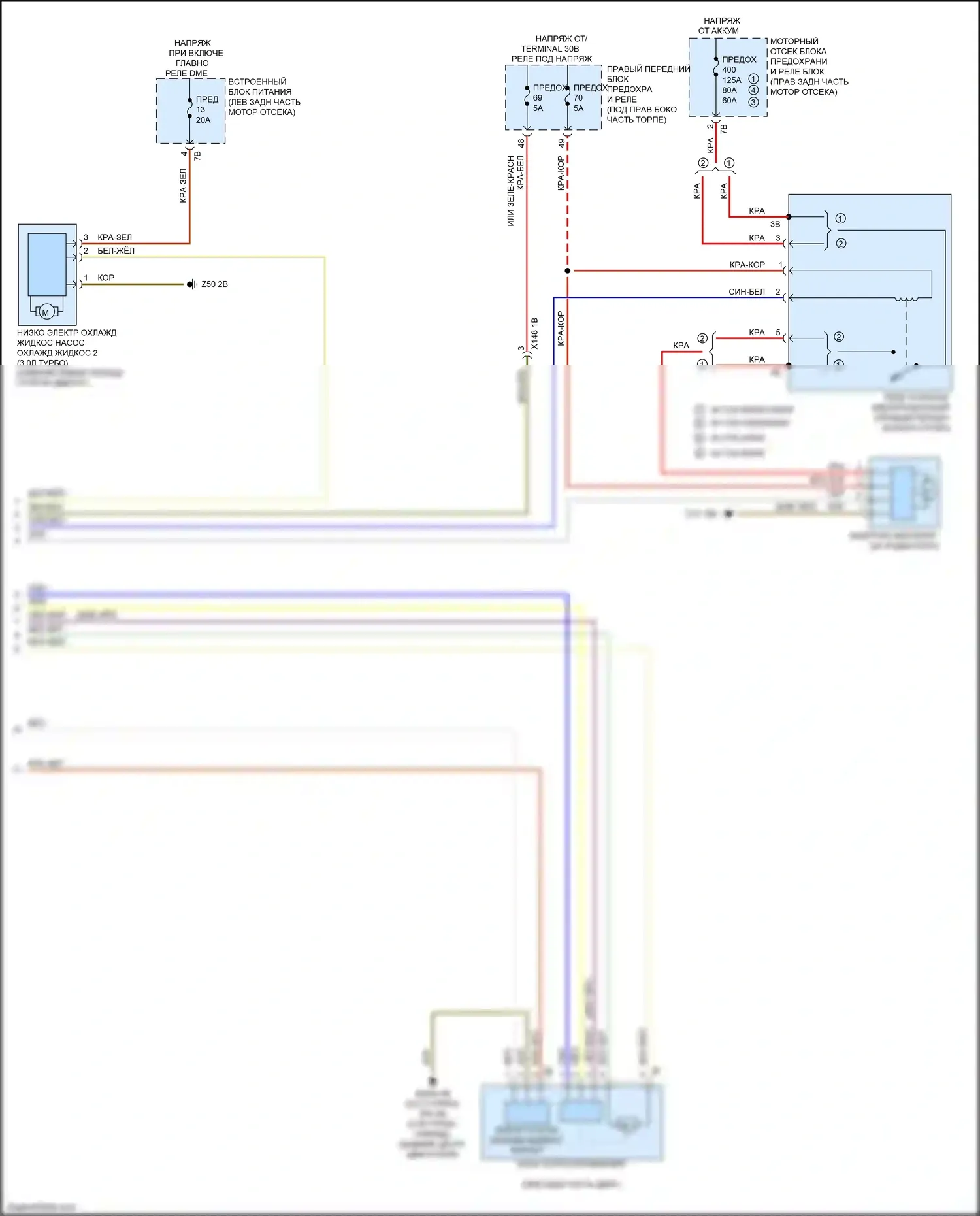 4 серия Gran Coupe BMW G26 (2020-2024): Электросхема климат контроля (6 из 6) 