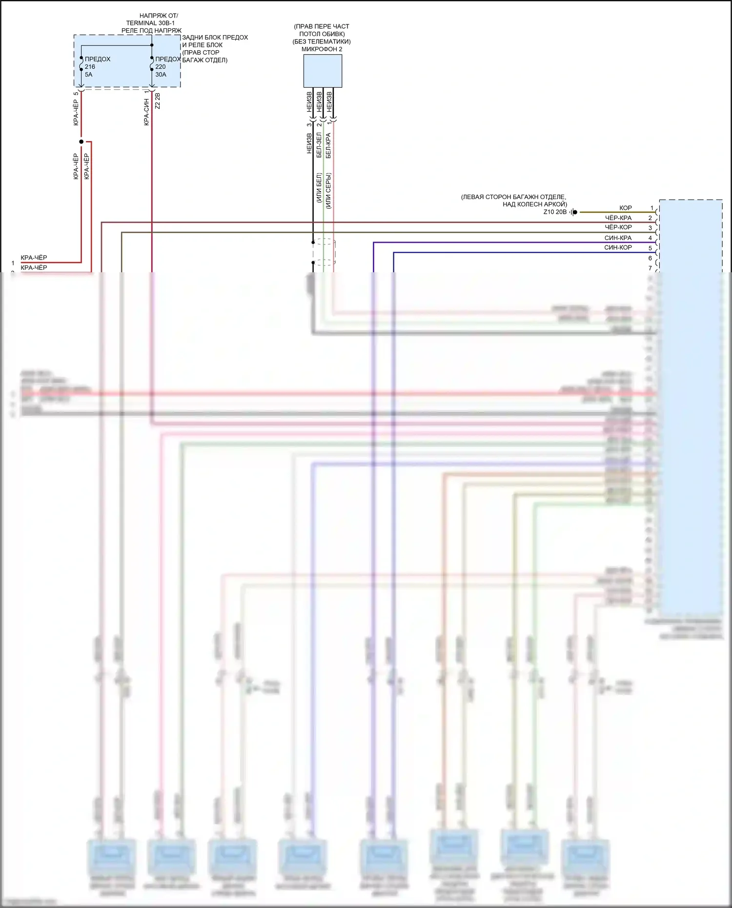 4 серия Gran Coupe BMW G26 (2020-2024): Электросхема навигации, базовой (6 из 6) 