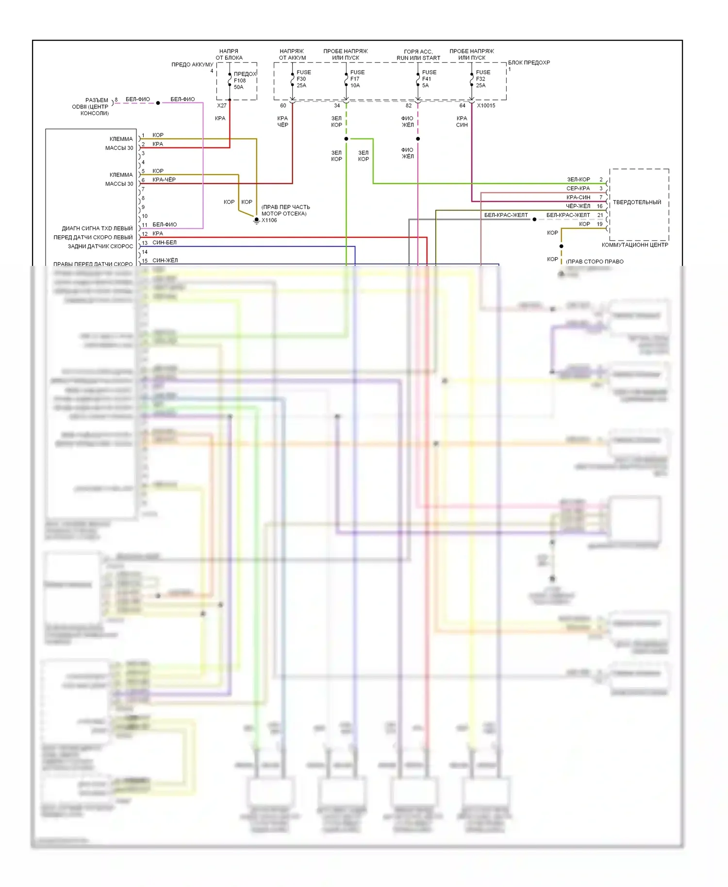 5 серия BMW E39 рестайлинг (2000-2004): Антиблокировочная система abs электросхема, с автоматическим контролем устойчивости, с ike 