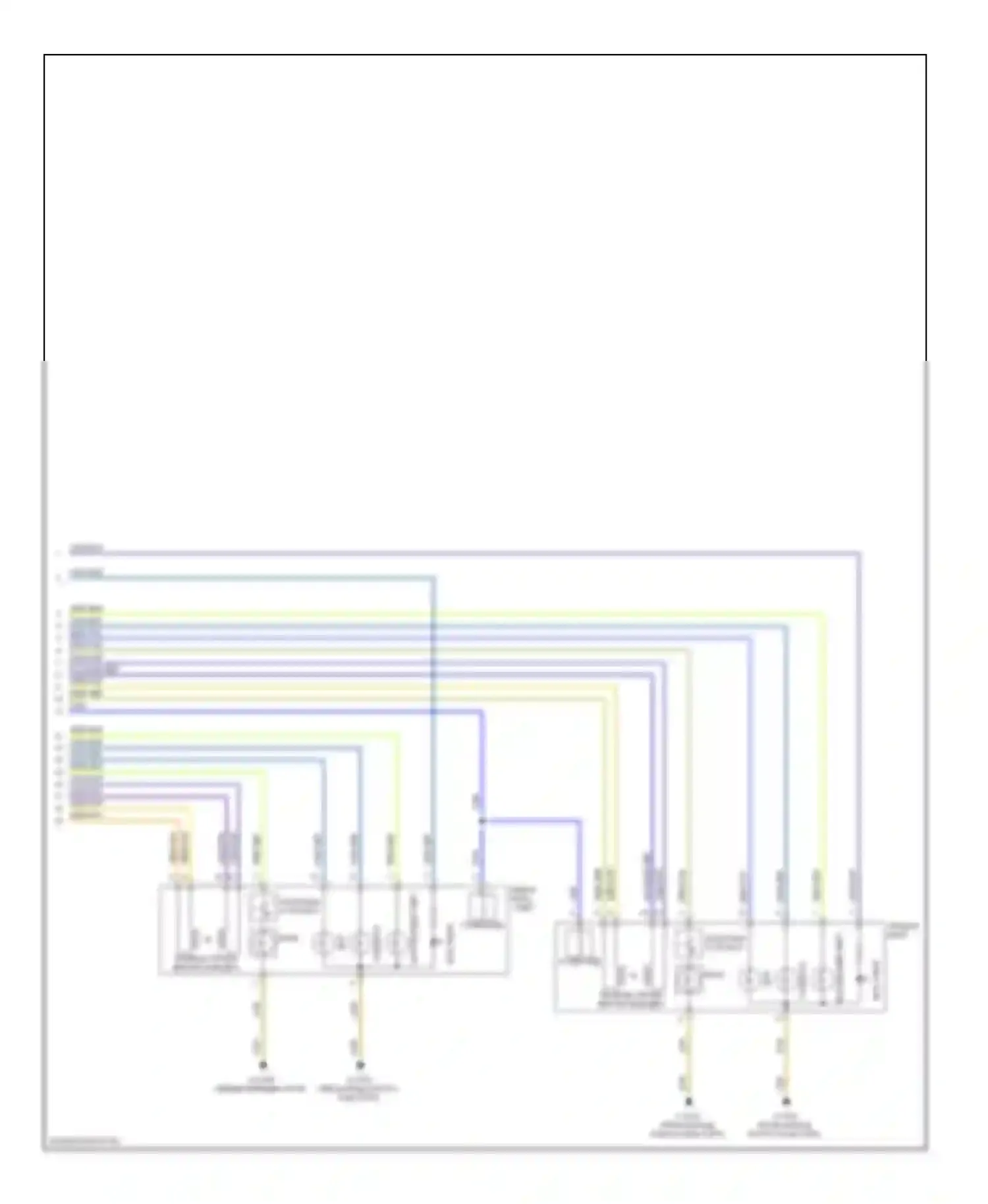 5 серия BMW E60/E61 рестайлинг (2007-2010): Электросхема фар, с ксеноновыми лампами (2 из 2) 