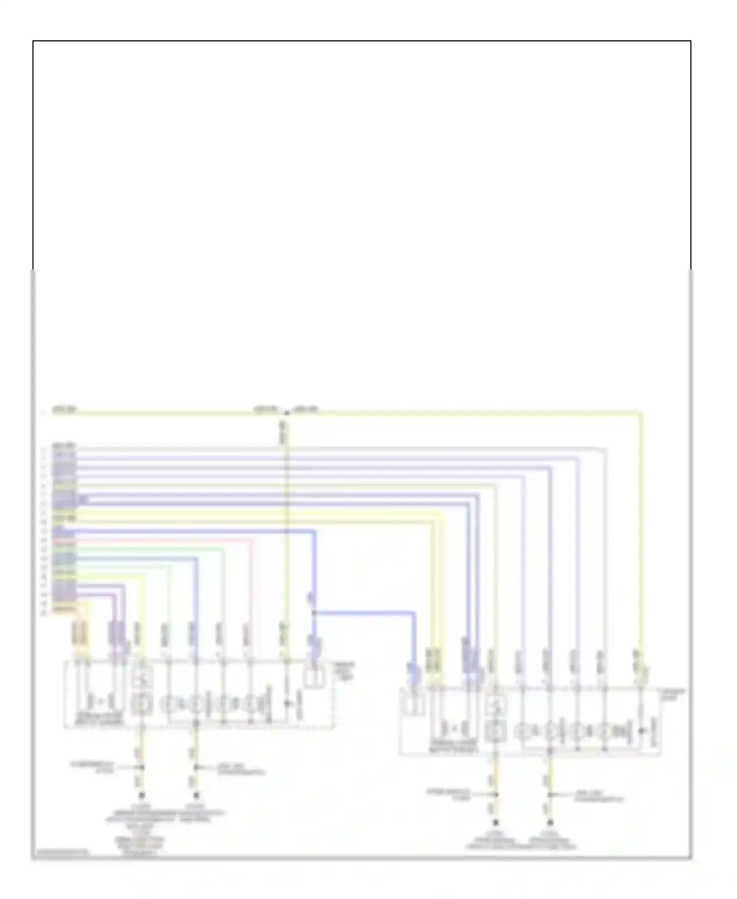 5 серия BMW E60/E61 (2002-2007): Электросхема фар, с ксеноновыми лампами (2 из 2) 