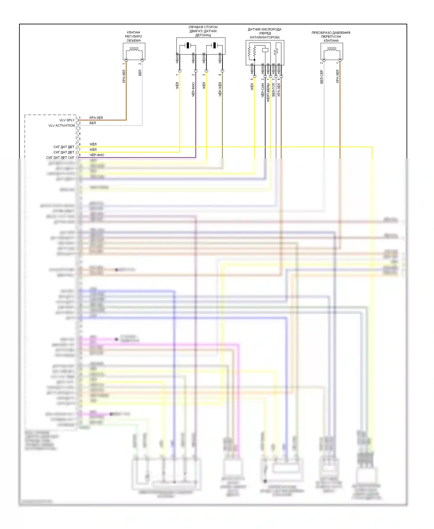 5 серия GT BMW F07 (2009-2013): Электросхема двигателя 3.0л твин турбо (1 из 5) 