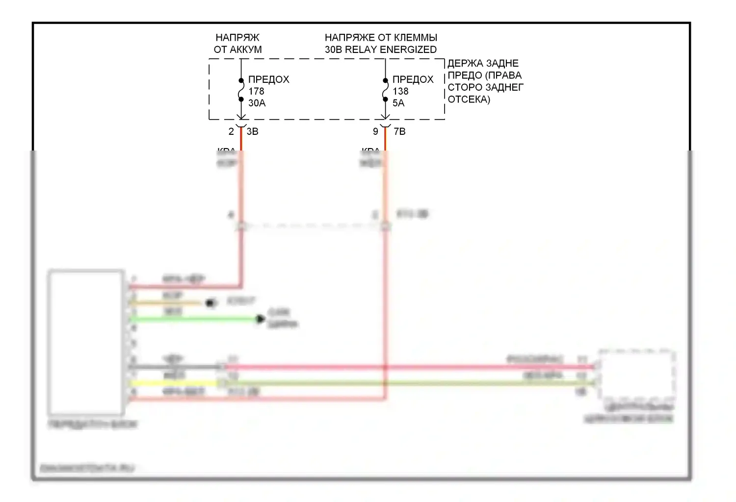 5 серия GT BMW F07 (2009-2013): Электросхема awd 