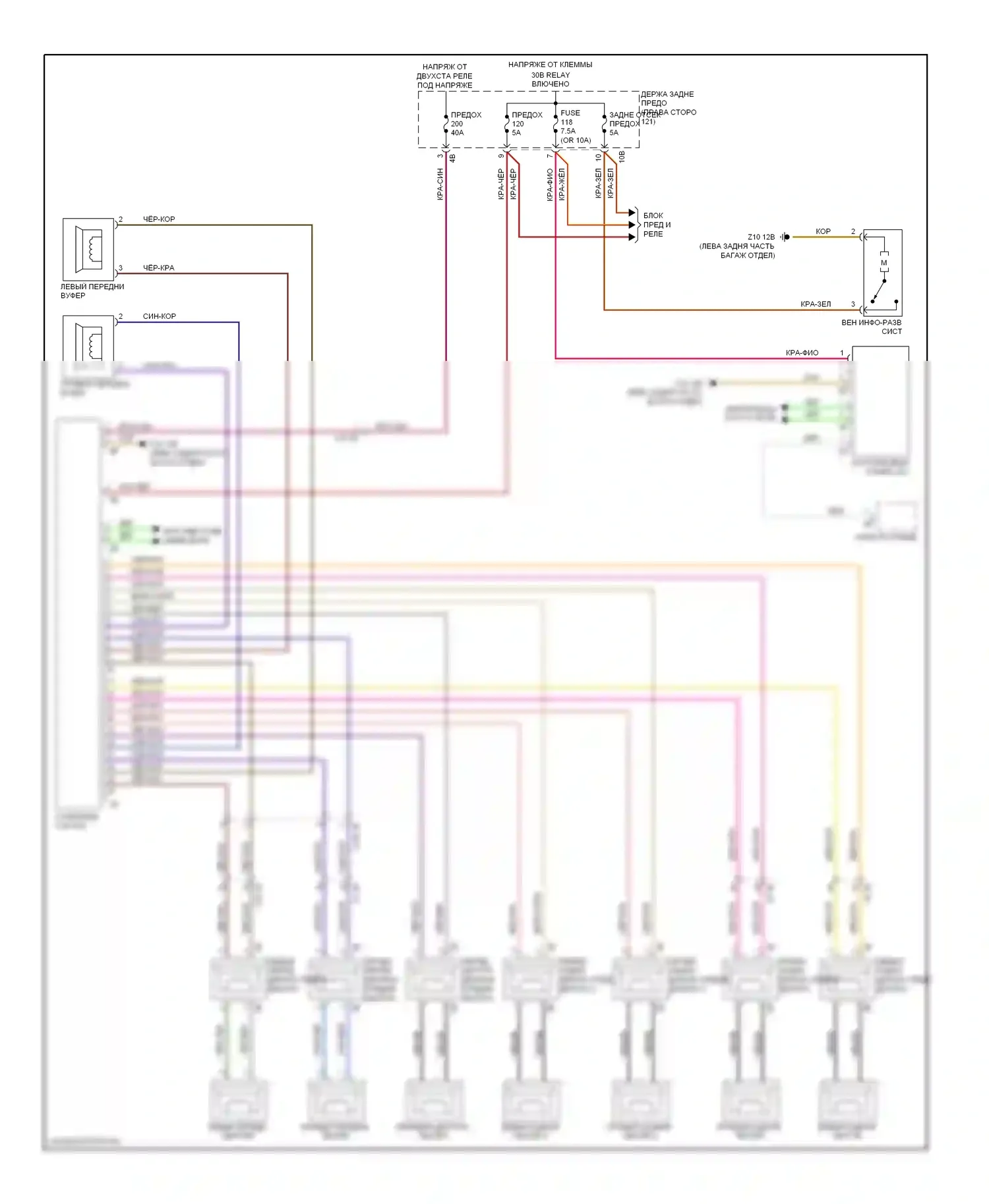 5 серия GT BMW F07 (2009-2013): Топ hifi магнитолы электросхема 