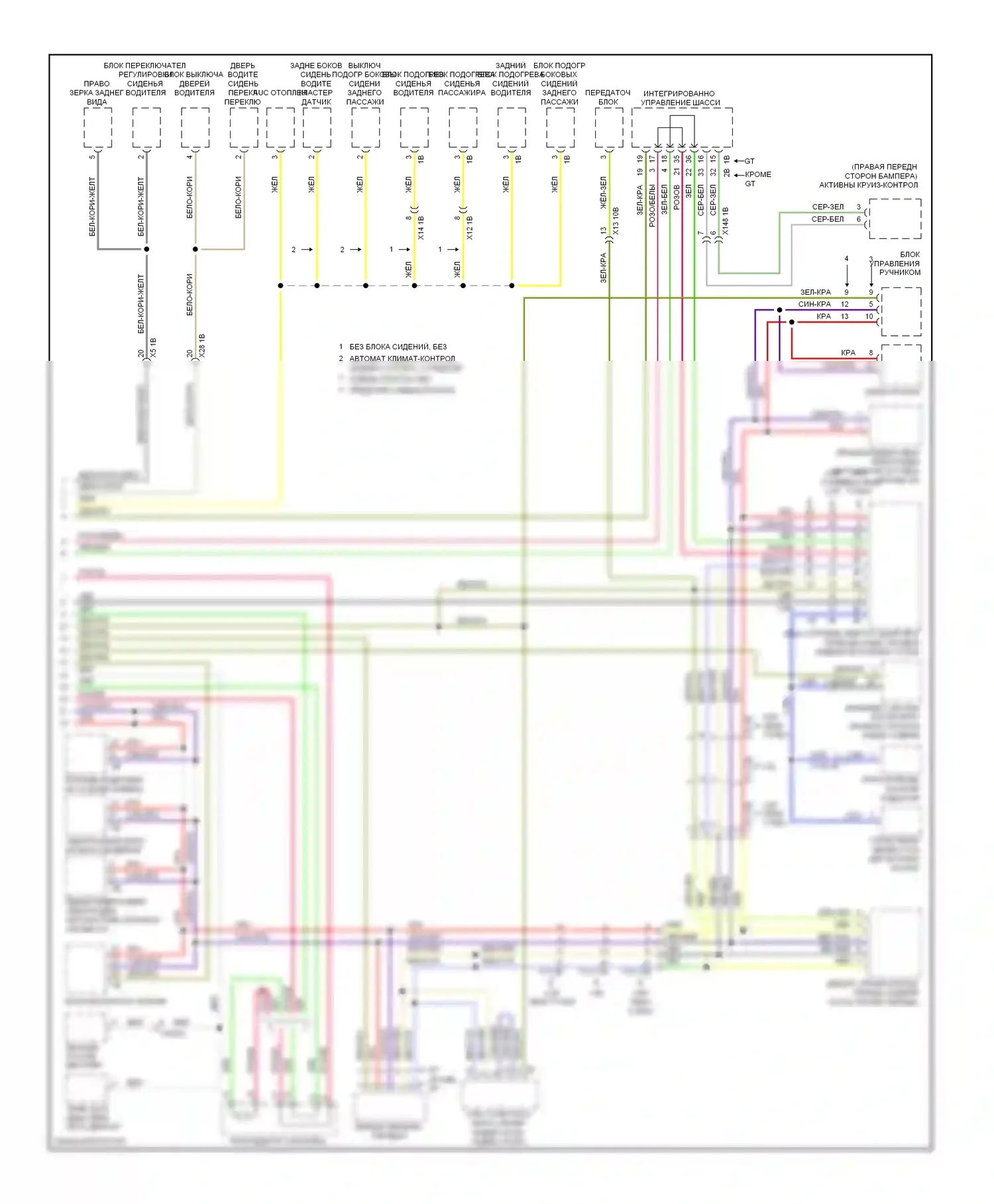 5 серия BMW F10/F11 (2009-2013): Can шина электросхема (3 из 3) 