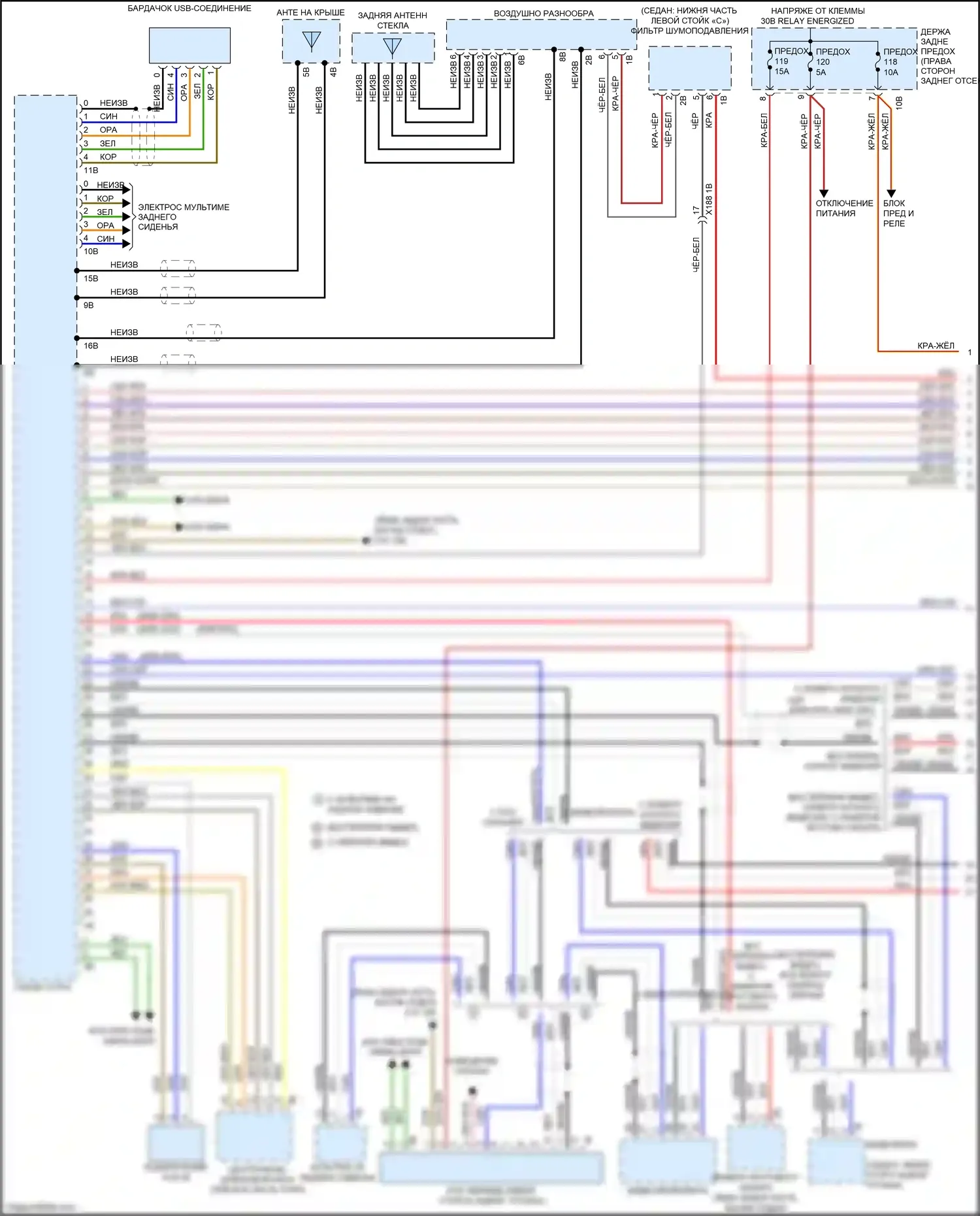 5 серия BMW F10/F11 рестайлинг (2013-2017): Базовая магнитола, без активного звукового оформления (1 из 2) 