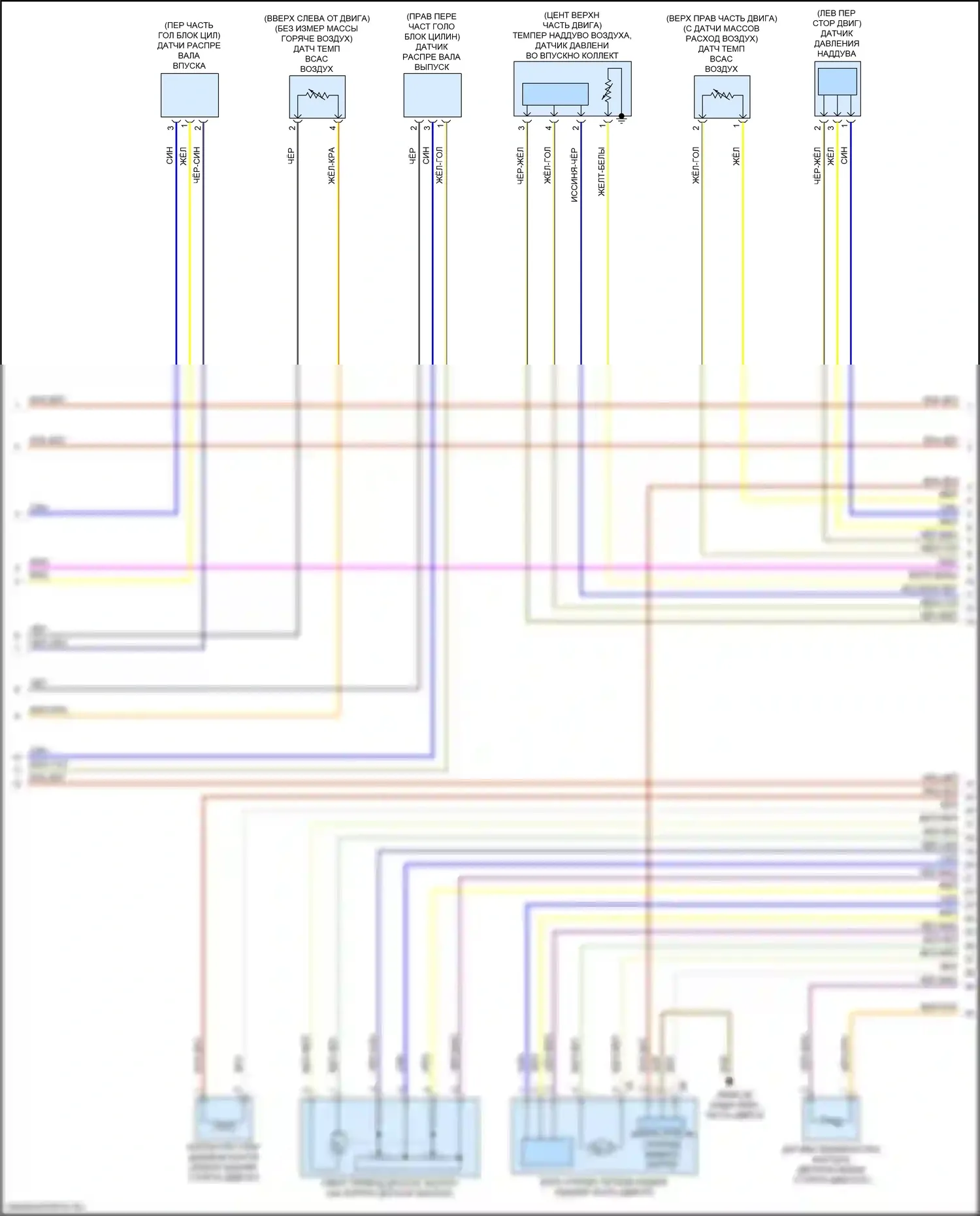 5 серия BMW G30/G31 рестайлинг (2020-2024): Электросхема двигателя 2.0l turbo hybrid (2 из 14) 