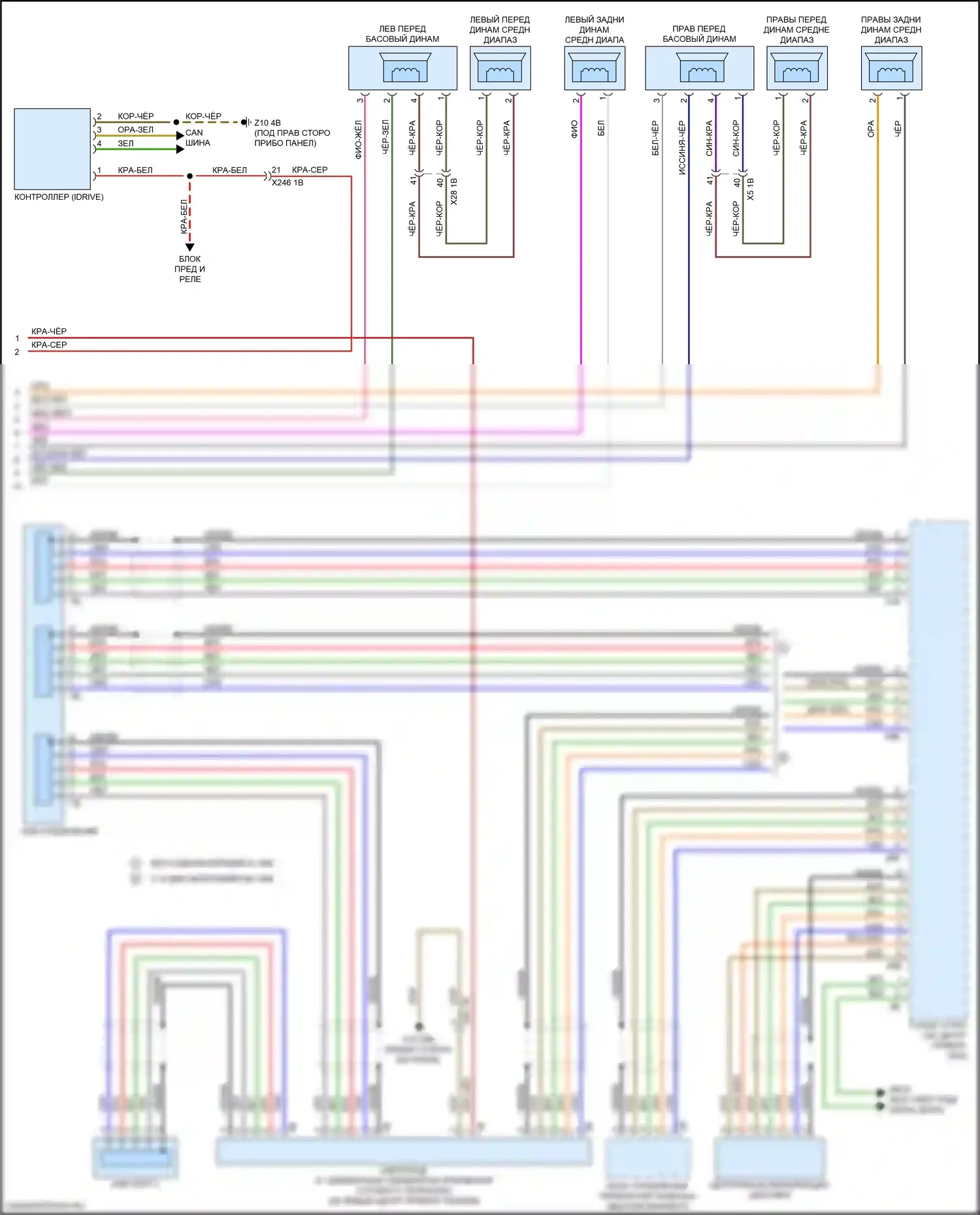 5 серия BMW G30/G31 рестайлинг (2020-2024): Базовая магнитола, без активного звукового оформления (3 из 3) 