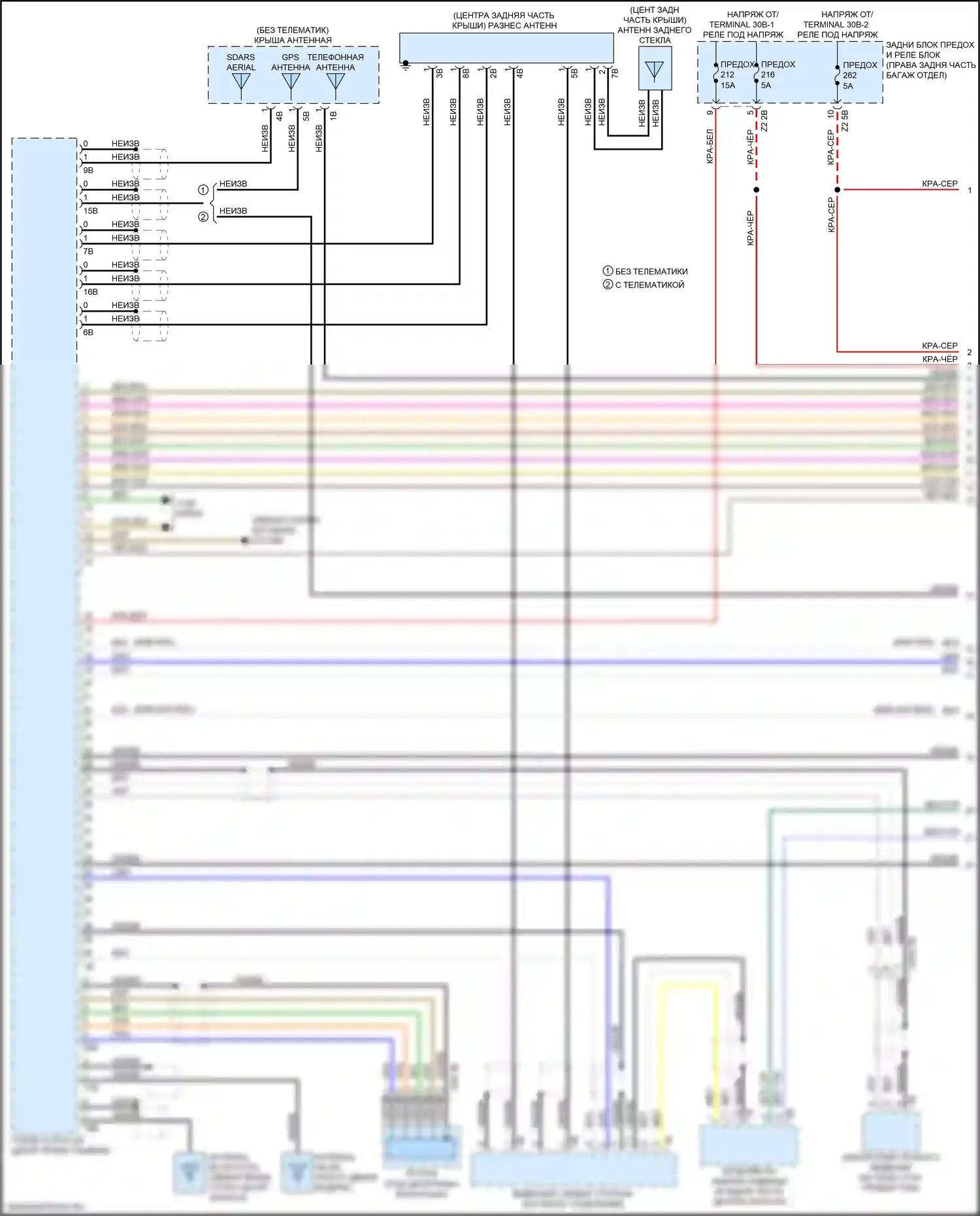 5 серия BMW G30/G31 рестайлинг (2020-2024): Hifi электросхема магнитолы, без активного звукового оформления (1 из 4) 