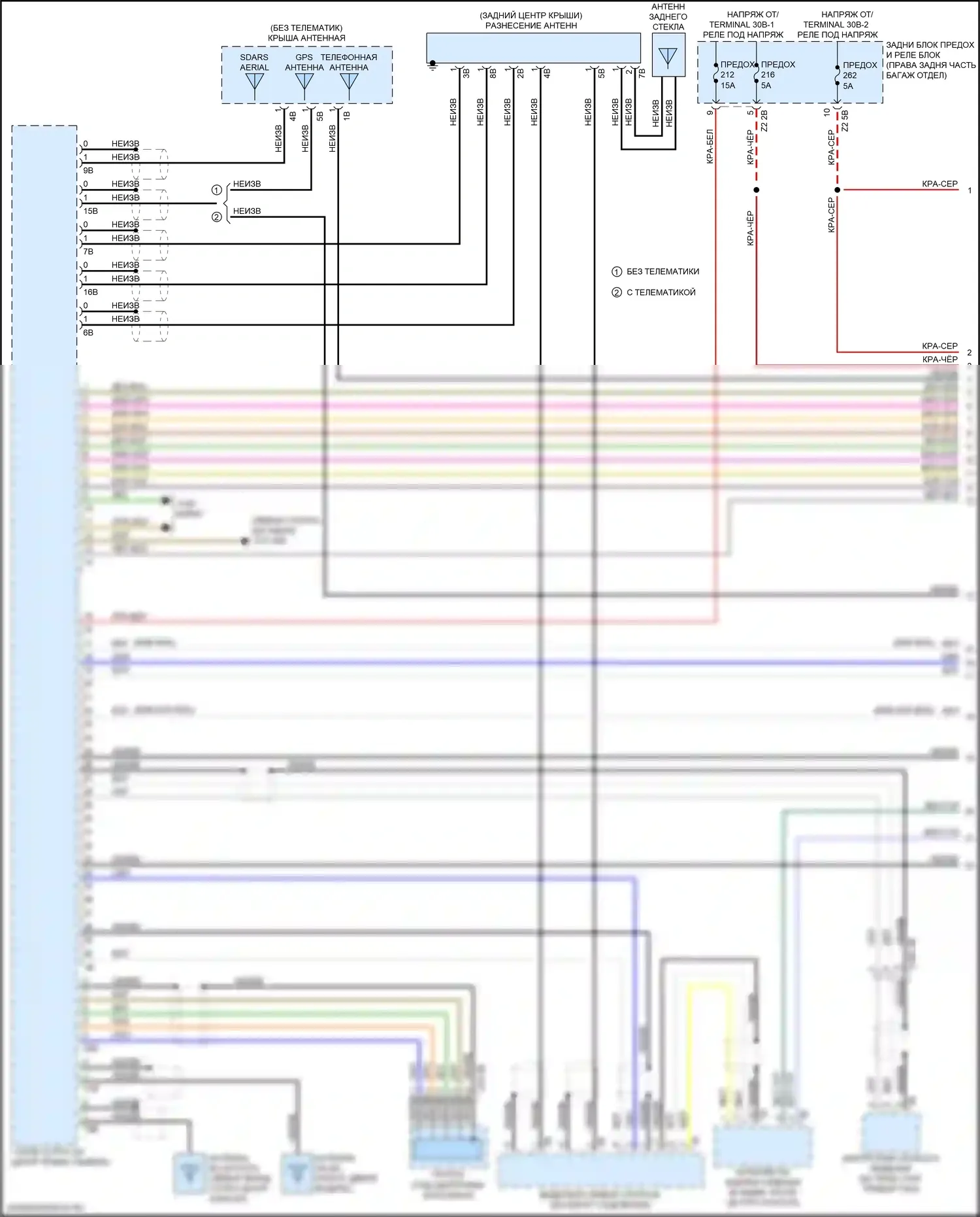 5 серия BMW G30/G31 (2016-2020): Hifi электросхема магнитолы, без активного звукового оформления (1 из 4) 