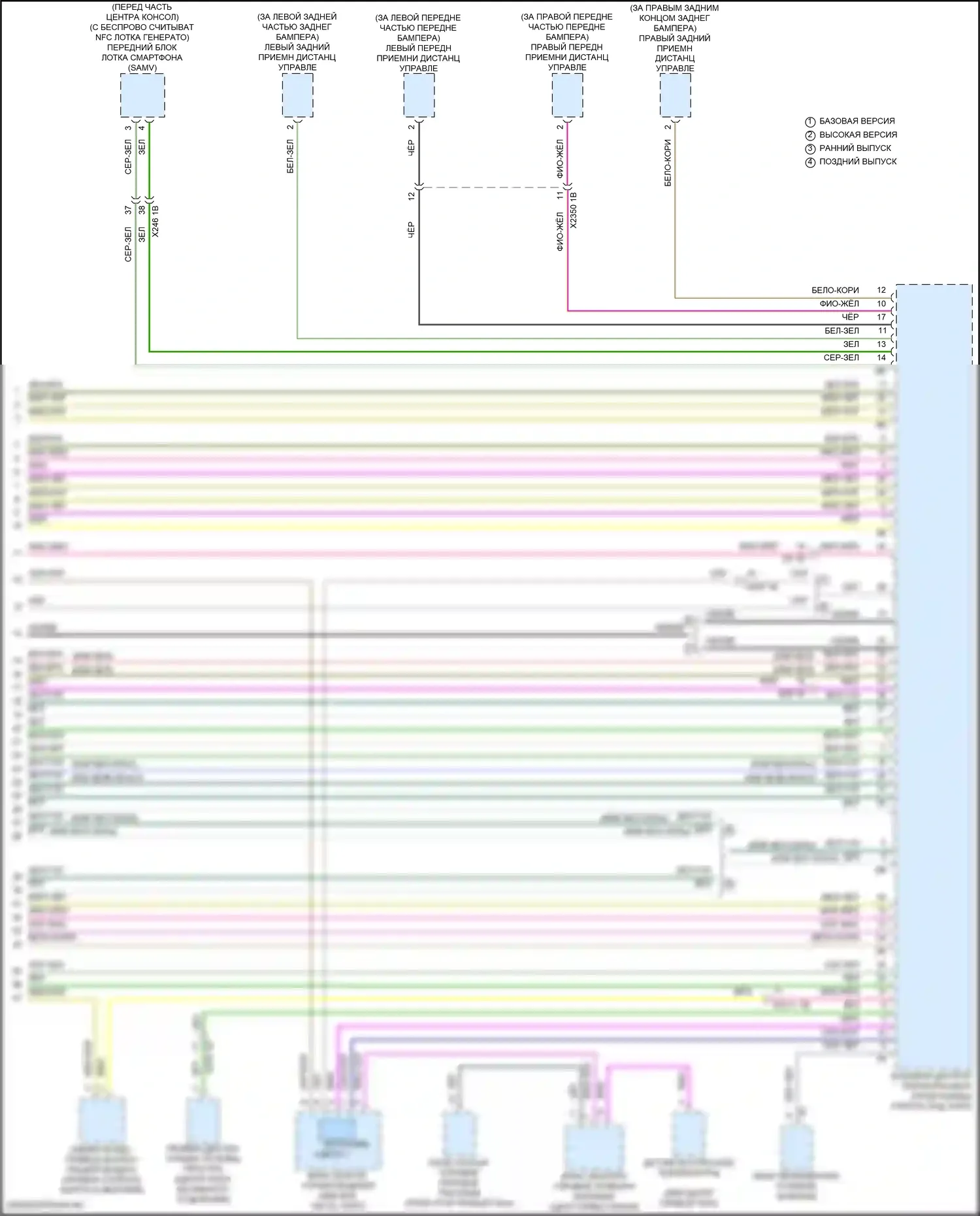 5 серия BMW G60 (2023-2024): Электросхема шины высокого/низкого уровня (13 из 13) 