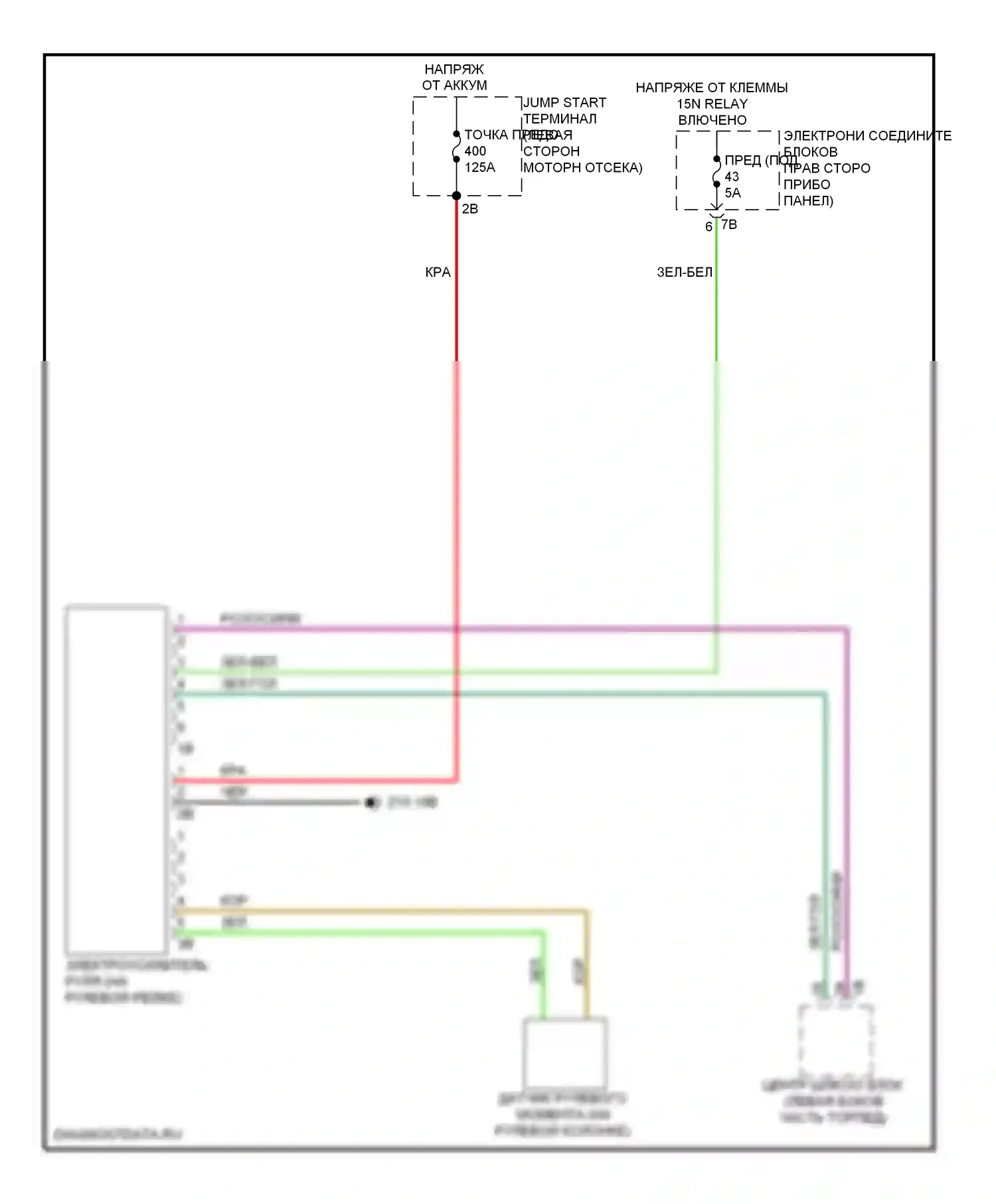 6 серия BMW F06/F13/F12 (2011-2015): Электрический усилитель руля электросхема 