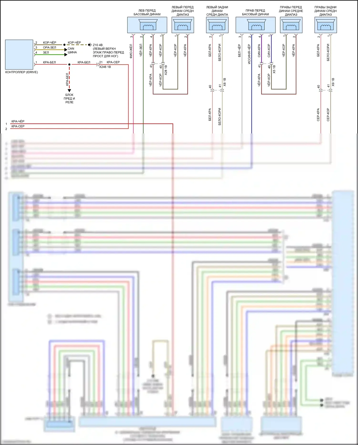 6 серия GT BMW G32 (2017-2020): Базовая магнитола, без активного звукового оформления (3 из 3) 