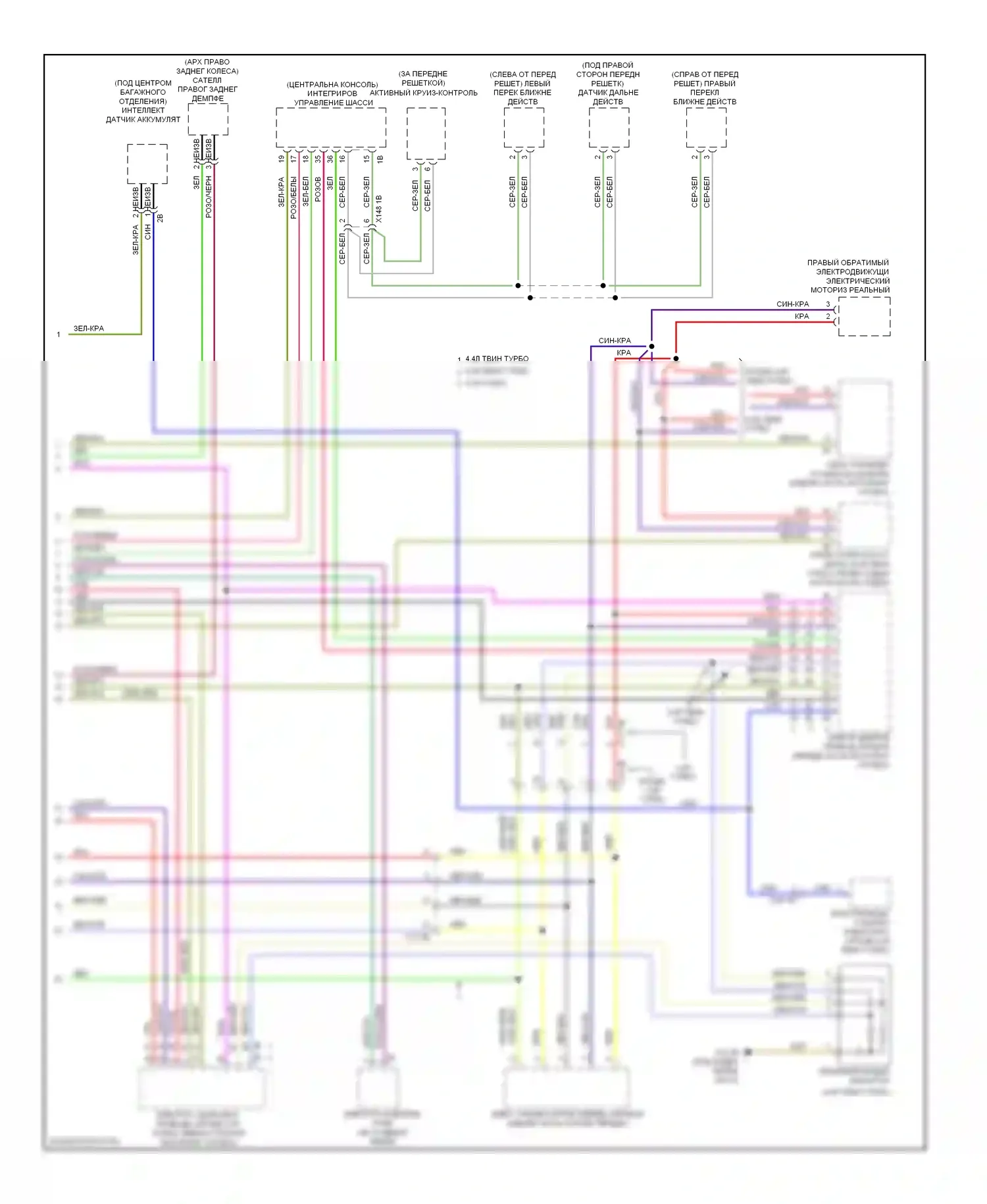 7 серия BMW F01/F02 рестайлинг (2012-2015): Can шина электросхема (4 из 4) 