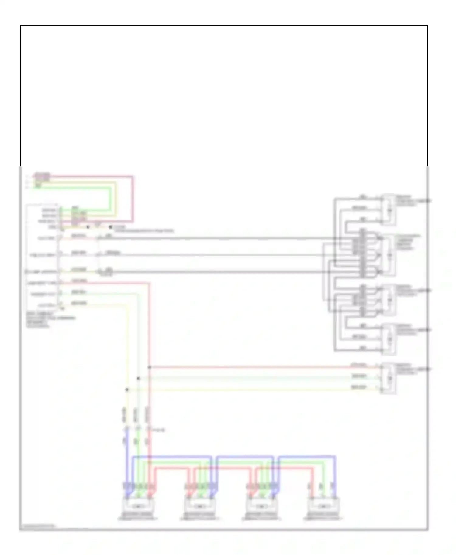 7 серия BMW F01/F02 (2008-2012): Электросхема вентиляции переднего сиденья (2 из 2) 