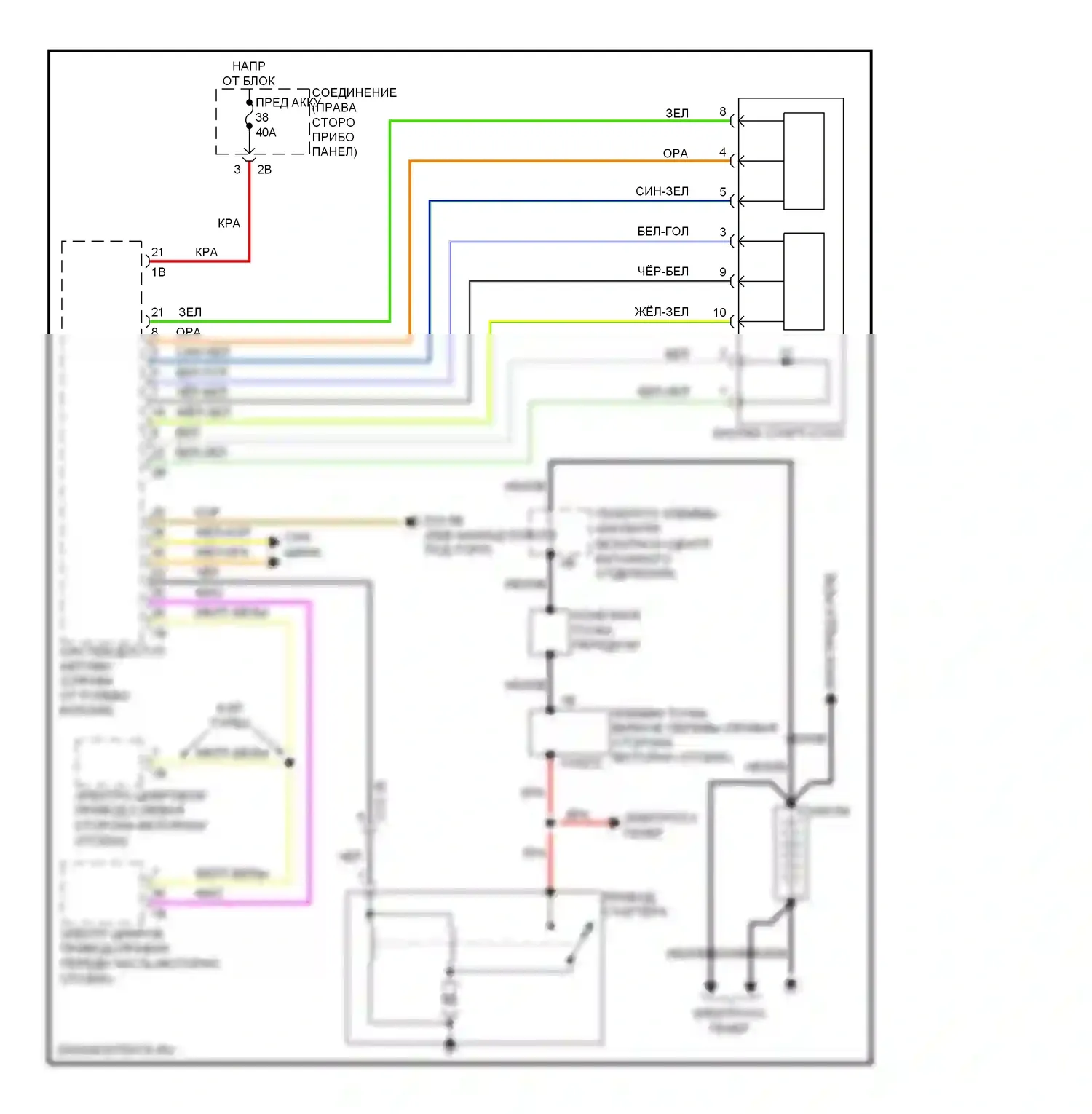 7 серия BMW F01/F02 (2008-2012): Электросхема стартера 