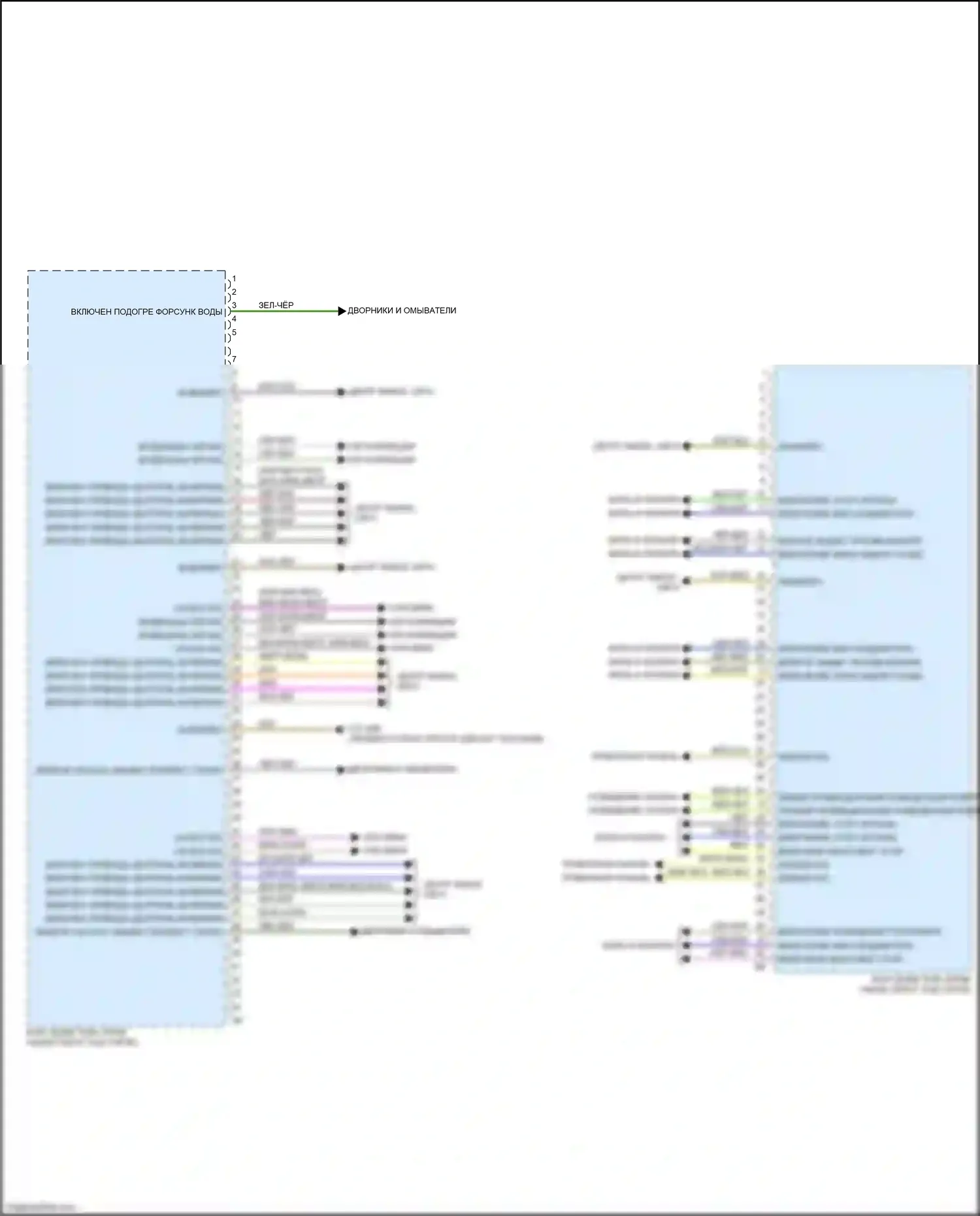 7 серия BMW G11/G12 (2015-2019): Электросхема блоков управления кузовом (2 из 4) 
