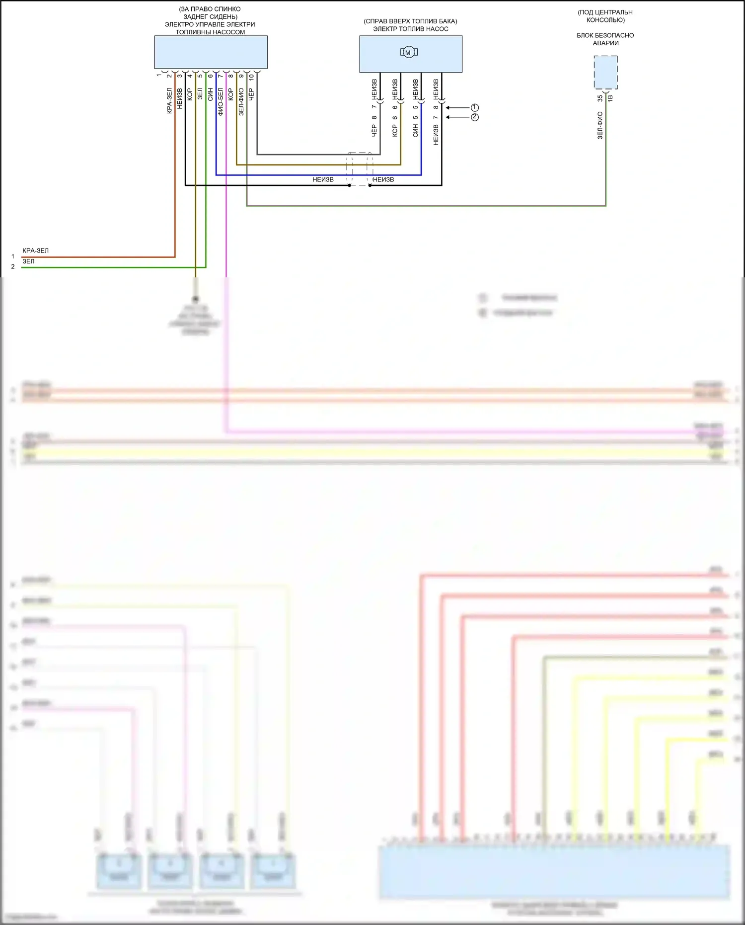 7 серия BMW G11/G12 (2015-2019): Электросхема двигателя 4,4л турбо (6 из 11) 
