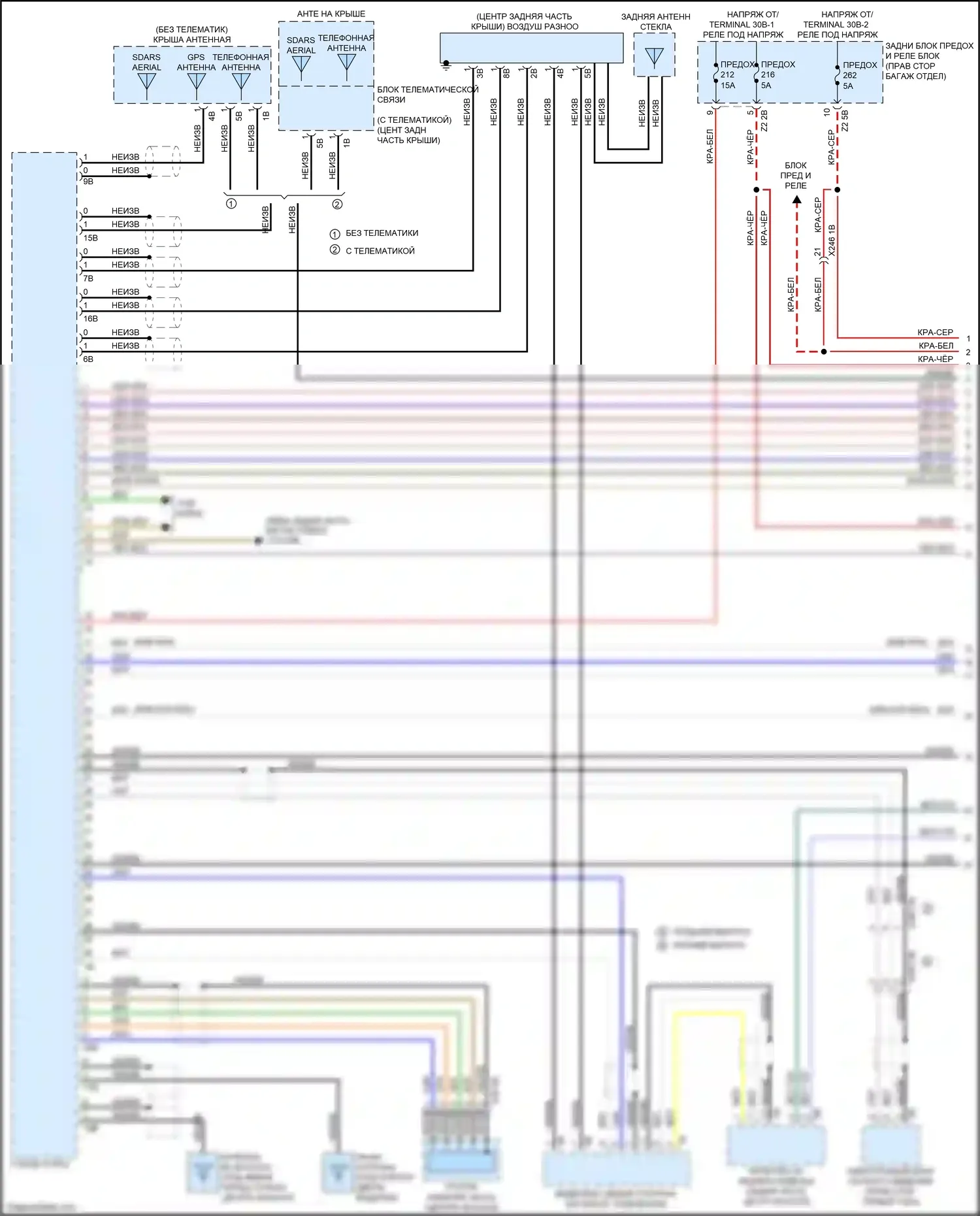 7 серия BMW G11/G12 (2015-2019): Hifi электросхема магнитолы, с активным звуковым оформлением (1 из 5) 