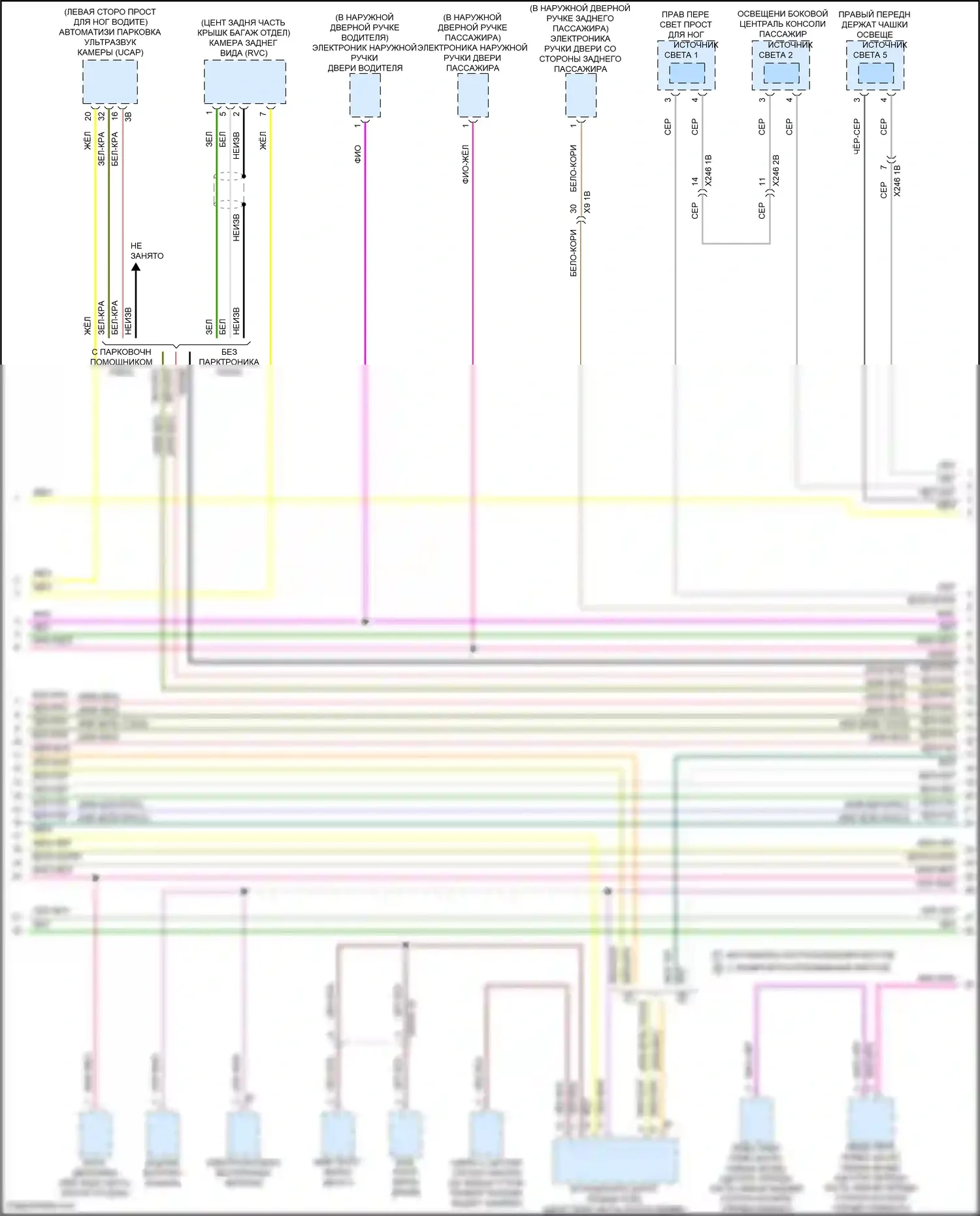 7 серия BMW G70 (2022-2024): Электросхема шины высокого/низкого уровня (11 из 14) 
