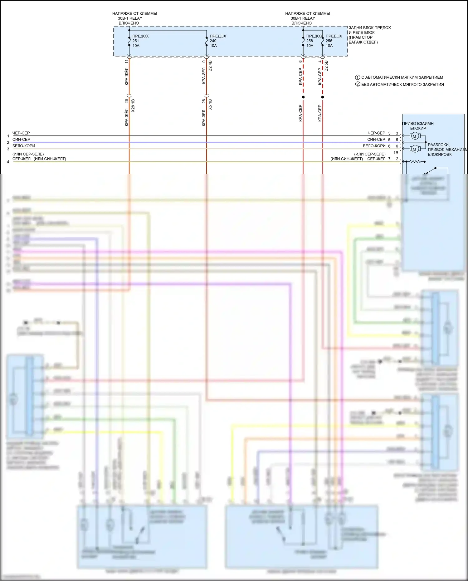 8 серия Gran Coupe BMW G16 (2018-2022): Электросхема сигнализации и центрального запирания (4 из 4) 