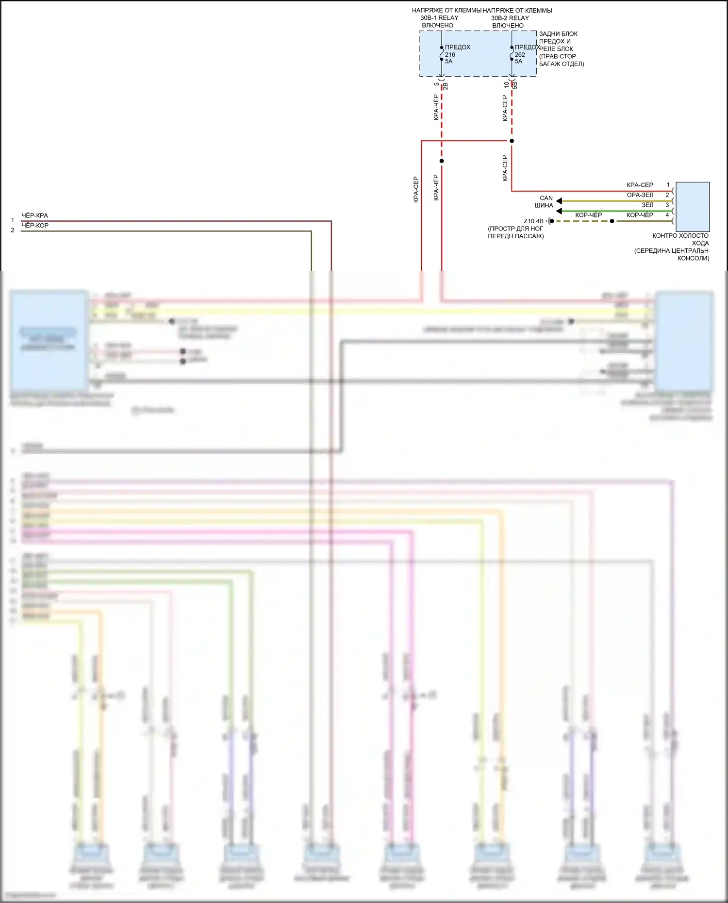 8 серия BMW G14/G15 рестайлинг (2022-2024): Электросхема магнитолы, высокий уровень (6 из 6) 