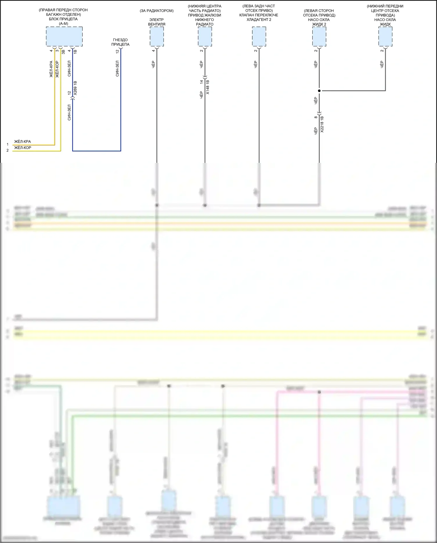 i5 BMW G60 (2023-2024): Электросхема шины высокого/низкого уровня (10 из 14) 