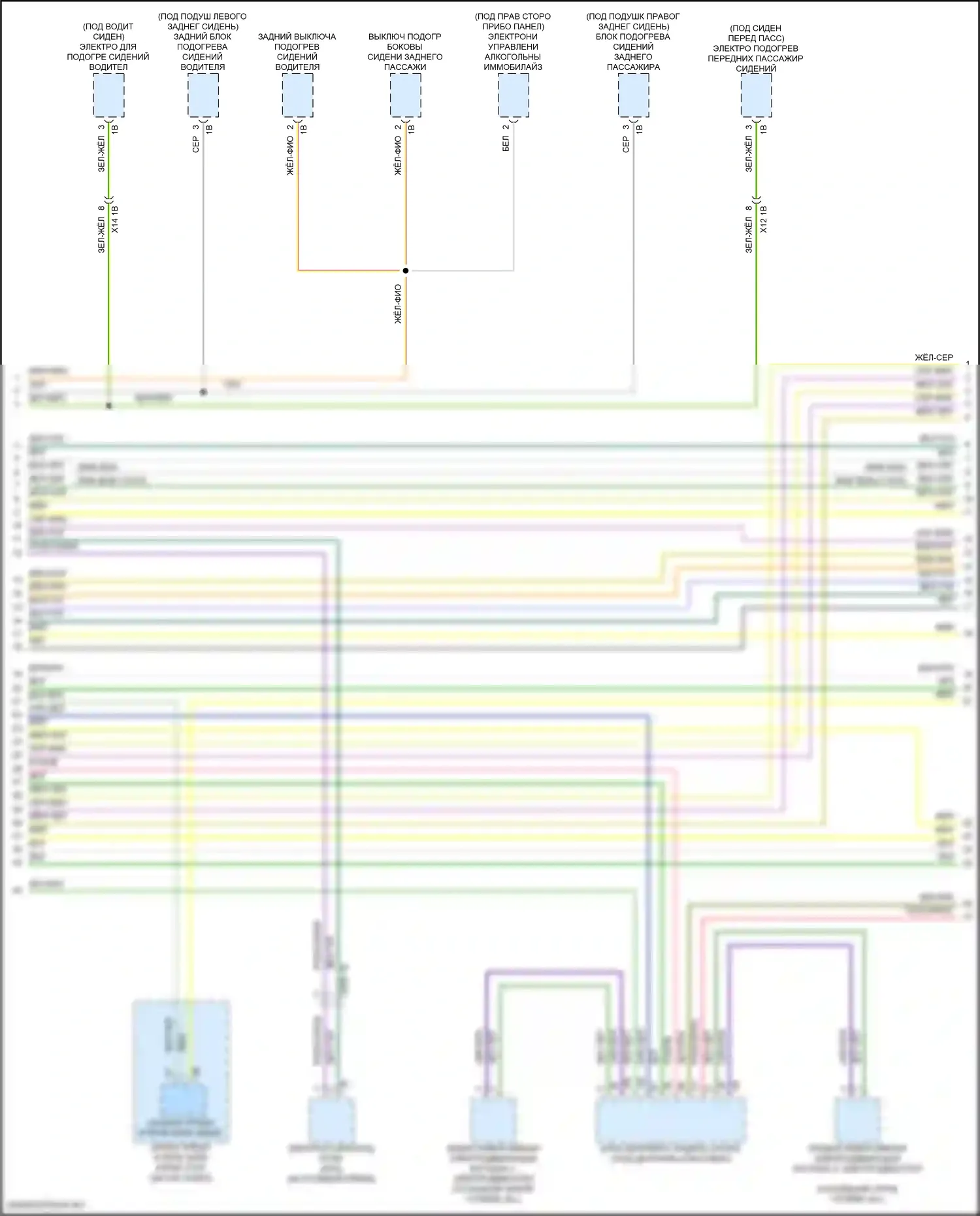 i5 BMW G60 (2023-2024): Электросхема шины высокого/низкого уровня (7 из 14) 