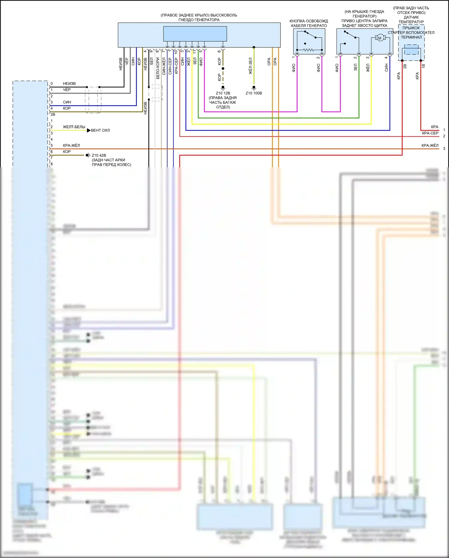 i5 BMW G60 (2023-2024): Электросхема электрическая двигателя (1 из 14) 