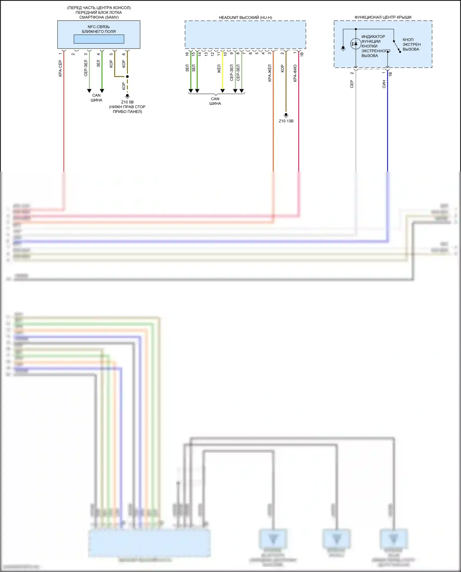 i5 BMW G60 (2023-2024): Магнитола электросхема, базовая (5 из 6) 