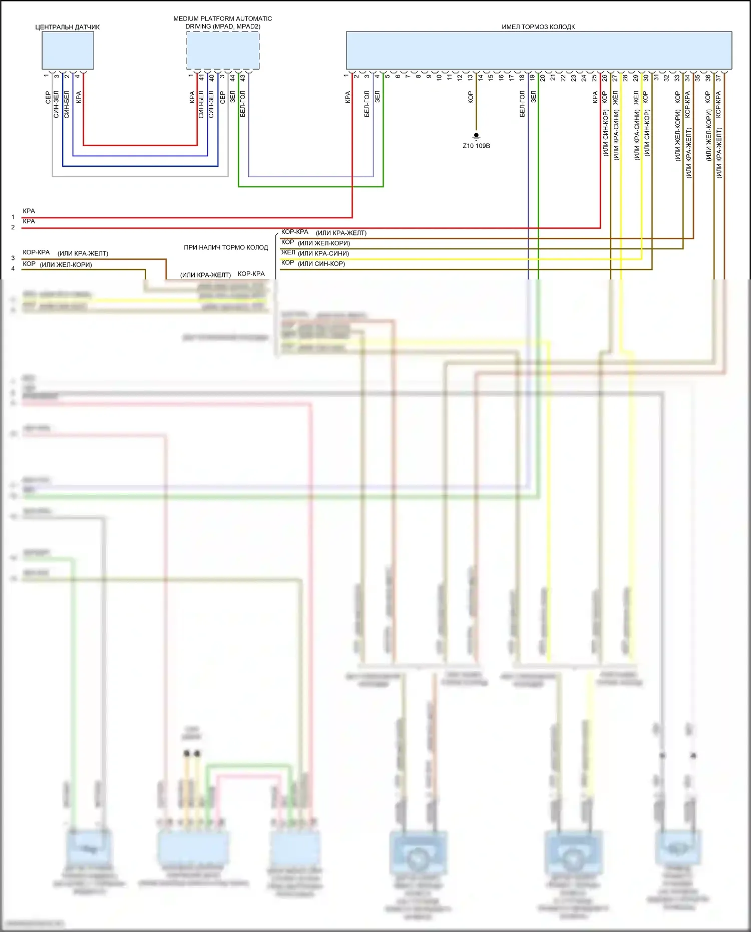 i7 BMW I (2022-2024): Антиблокировочная система abs электросхема (2 из 2) 
