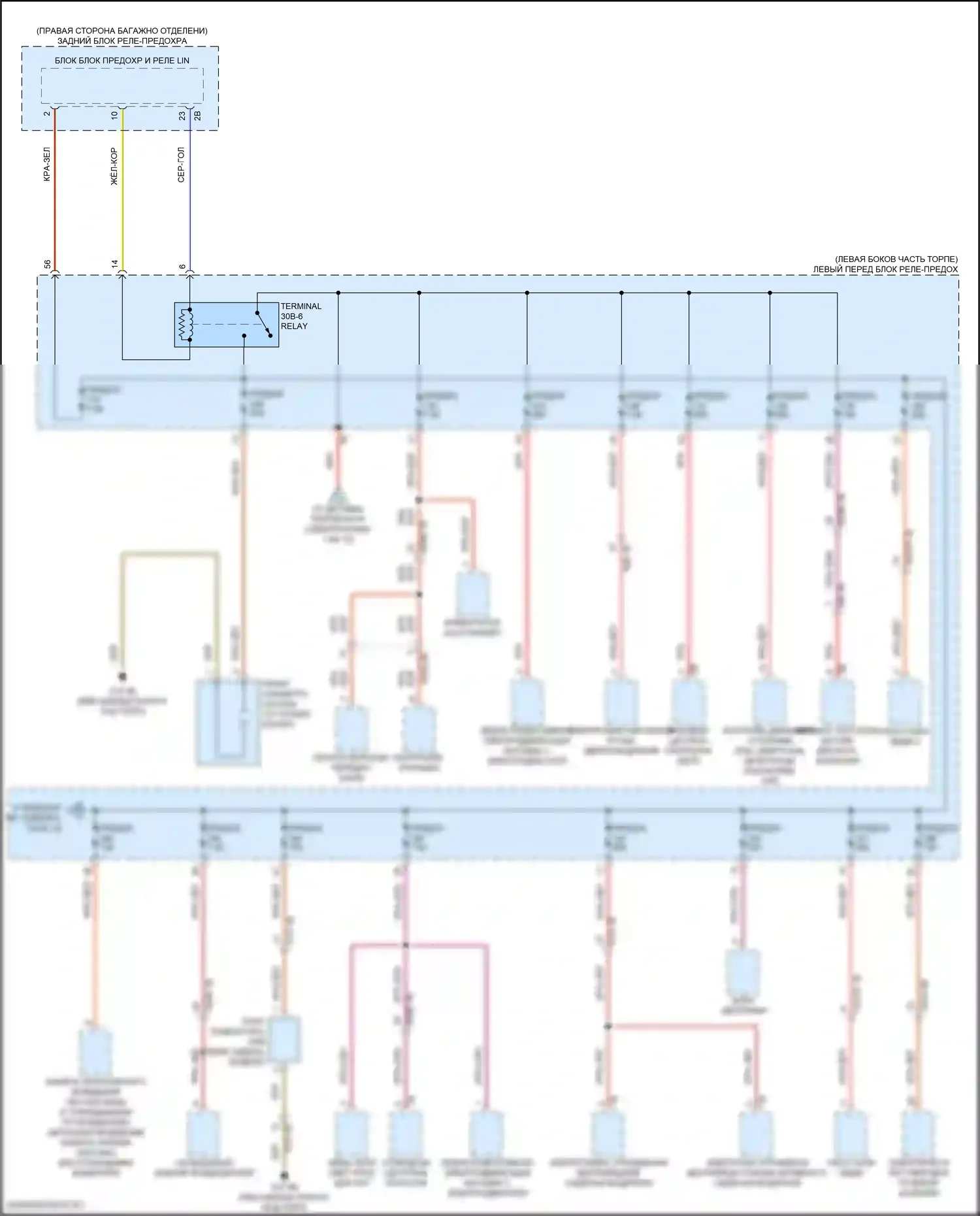 i7 BMW I (2022-2024): Электросхема блока предохранителей реле (3 из 10) 