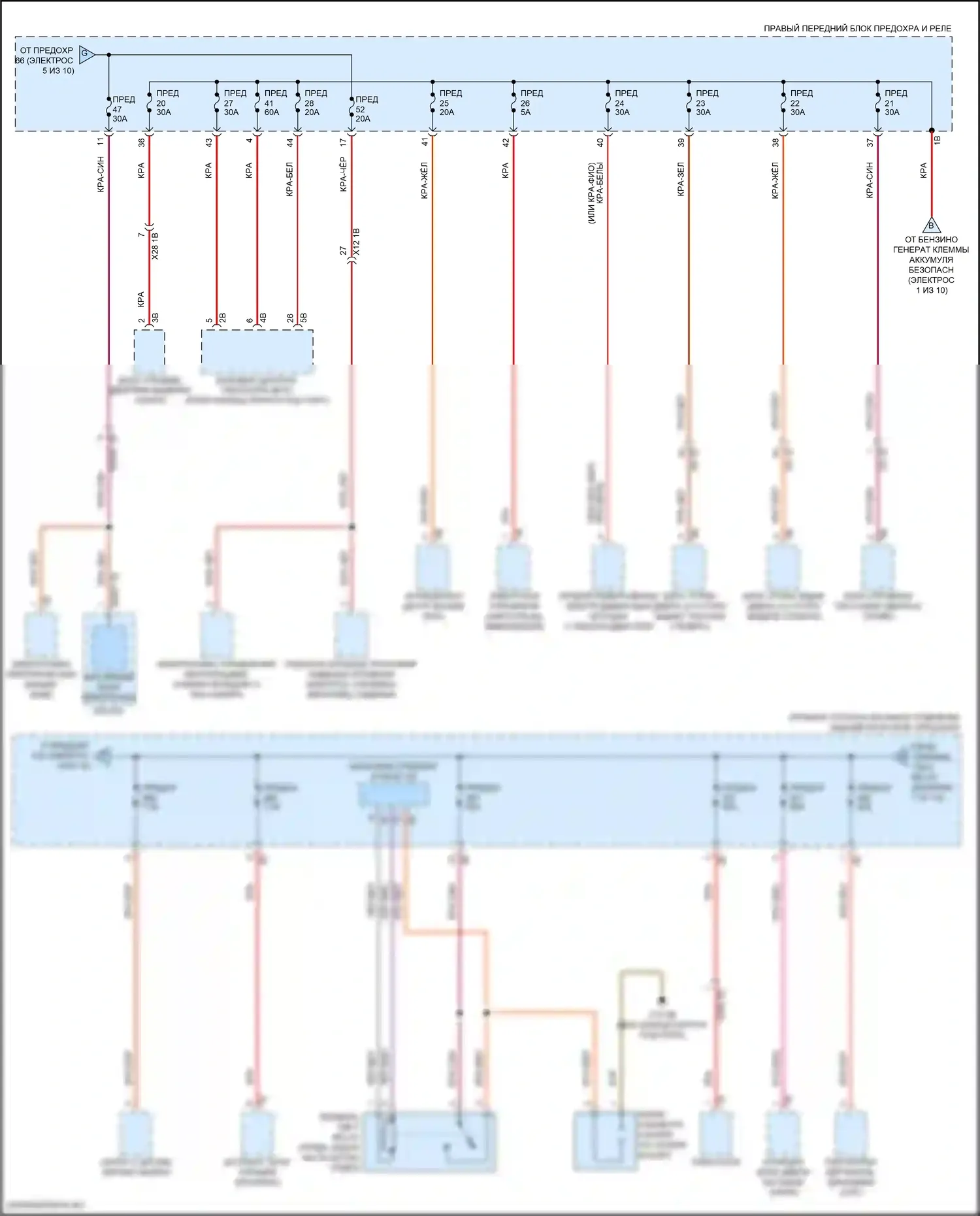 i7 BMW I (2022-2024): Электросхема блока предохранителей реле (6 из 10) 