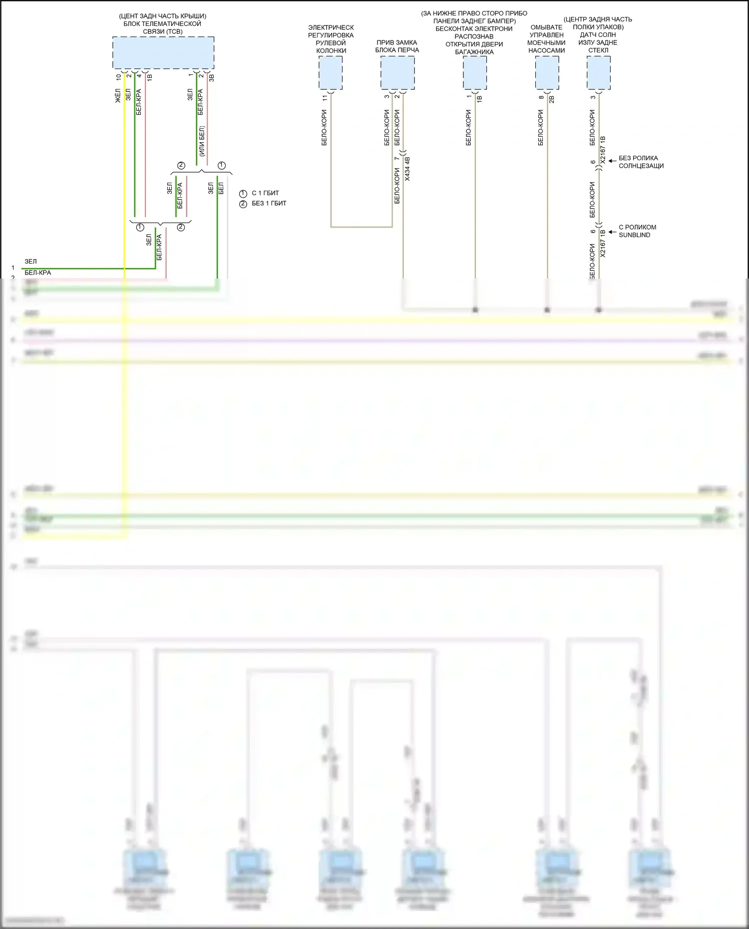 i7 BMW I (2022-2024): Электросхема шины высокого/низкого уровня (16 из 19) 
