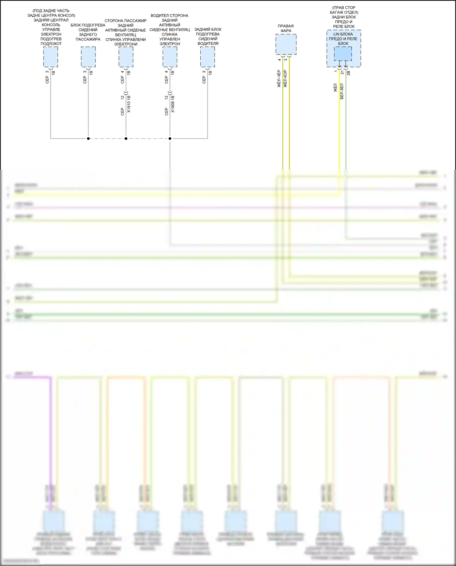 i7 BMW I (2022-2024): Электросхема шины высокого/низкого уровня (18 из 19) 