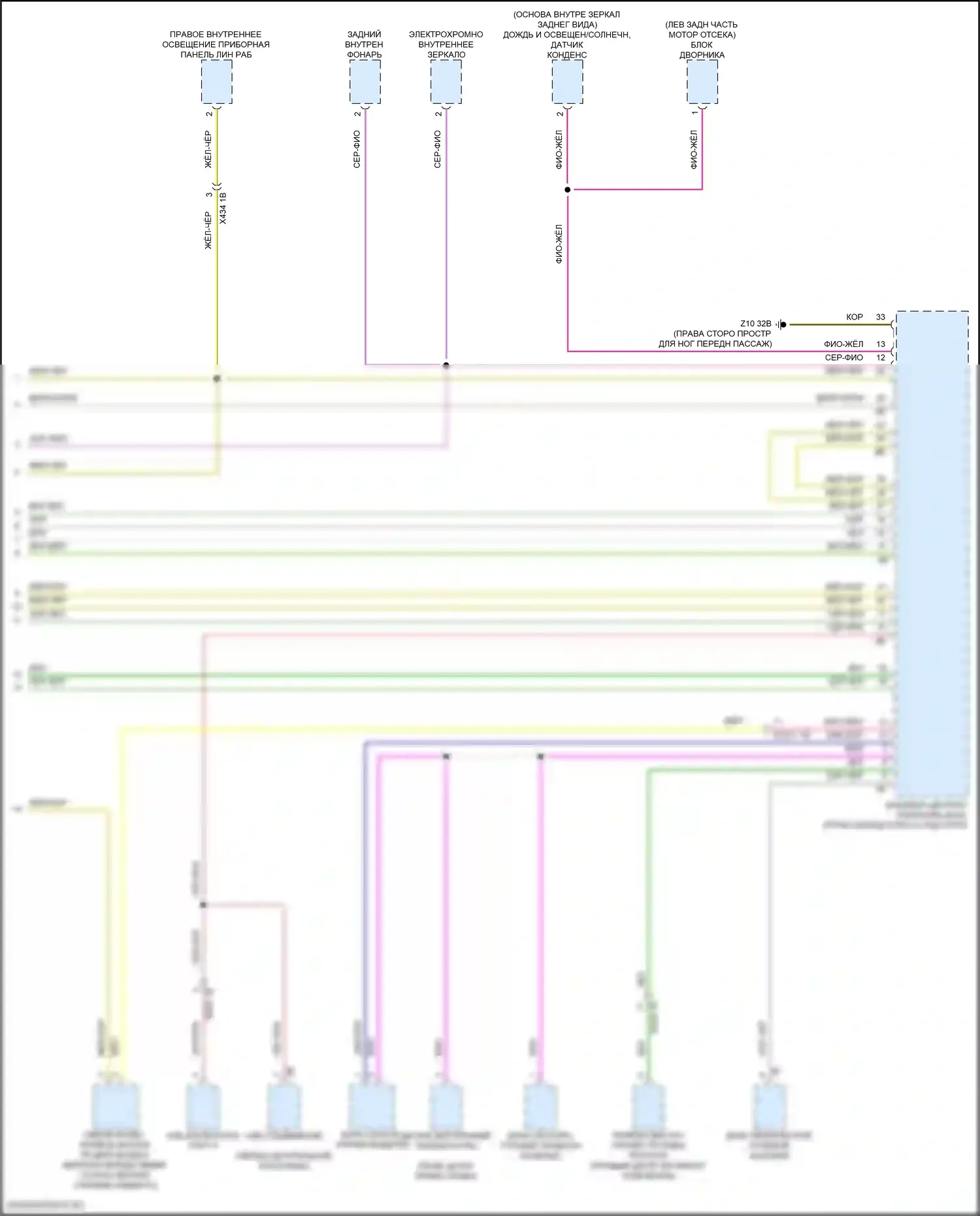 i7 BMW I (2022-2024): Электросхема шины высокого/низкого уровня (19 из 19) 